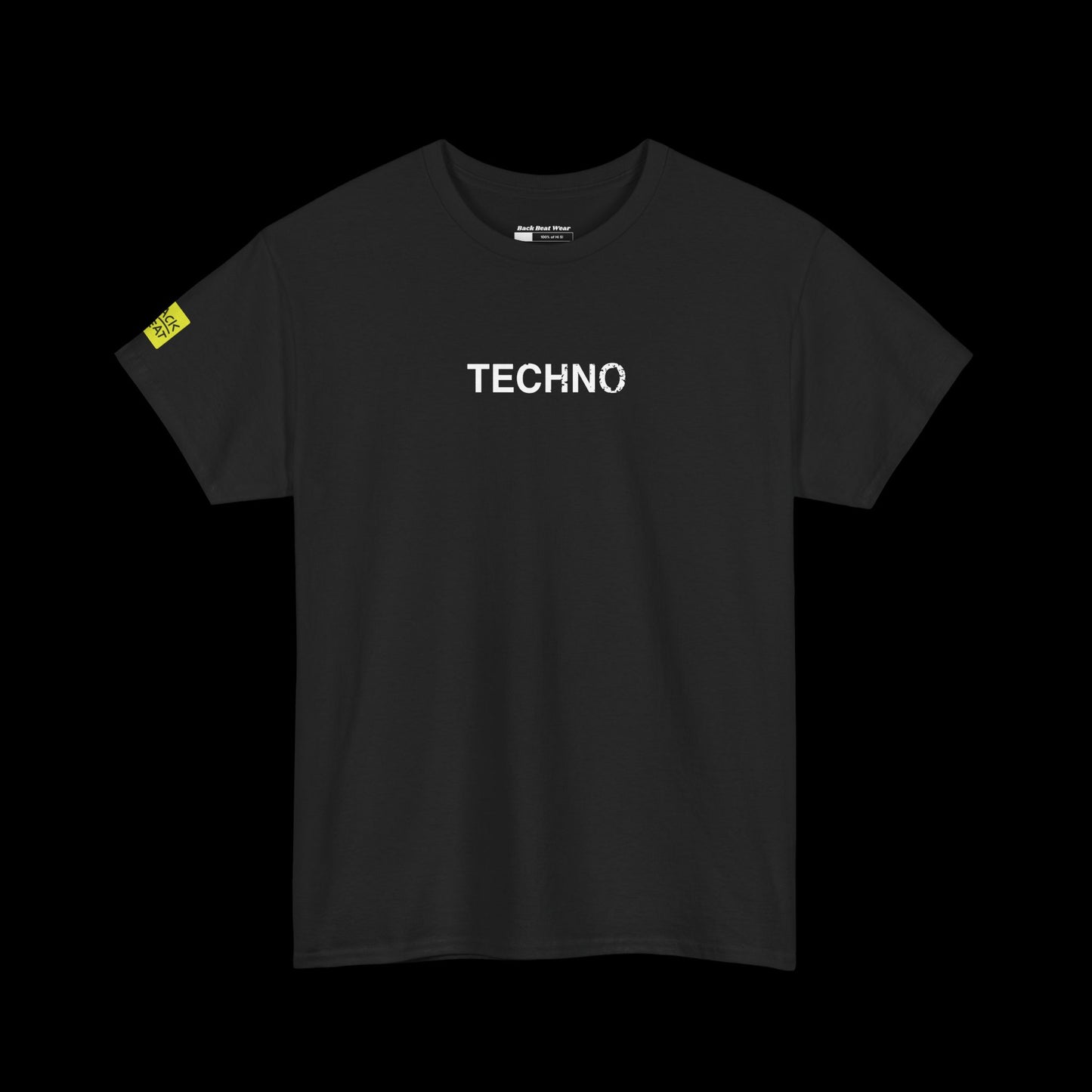 Techno Is Life Back Print t-shirt — Oversized Type Graphic