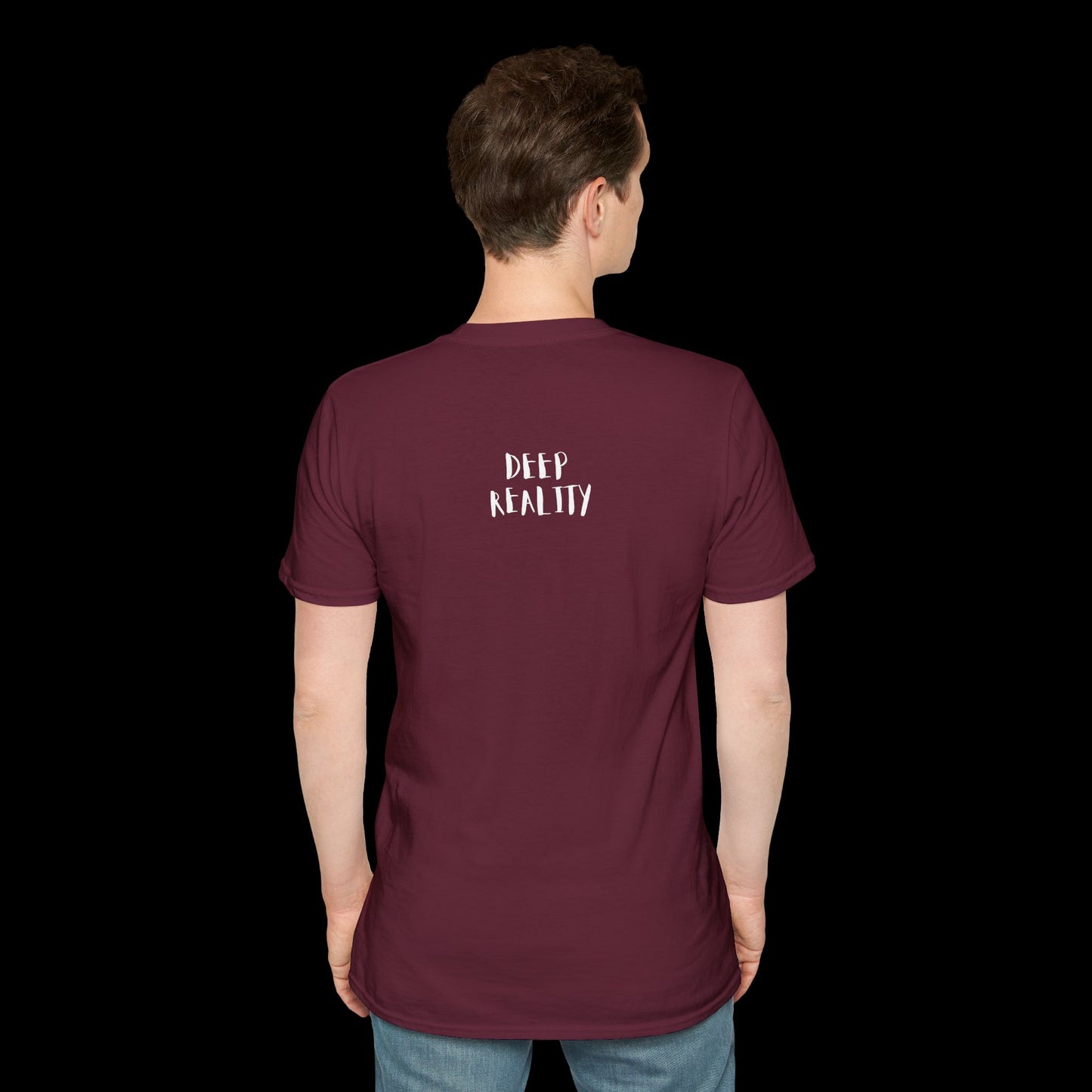 Deep Reality Graphic Tee Front | Urban style | BackBeat Wear