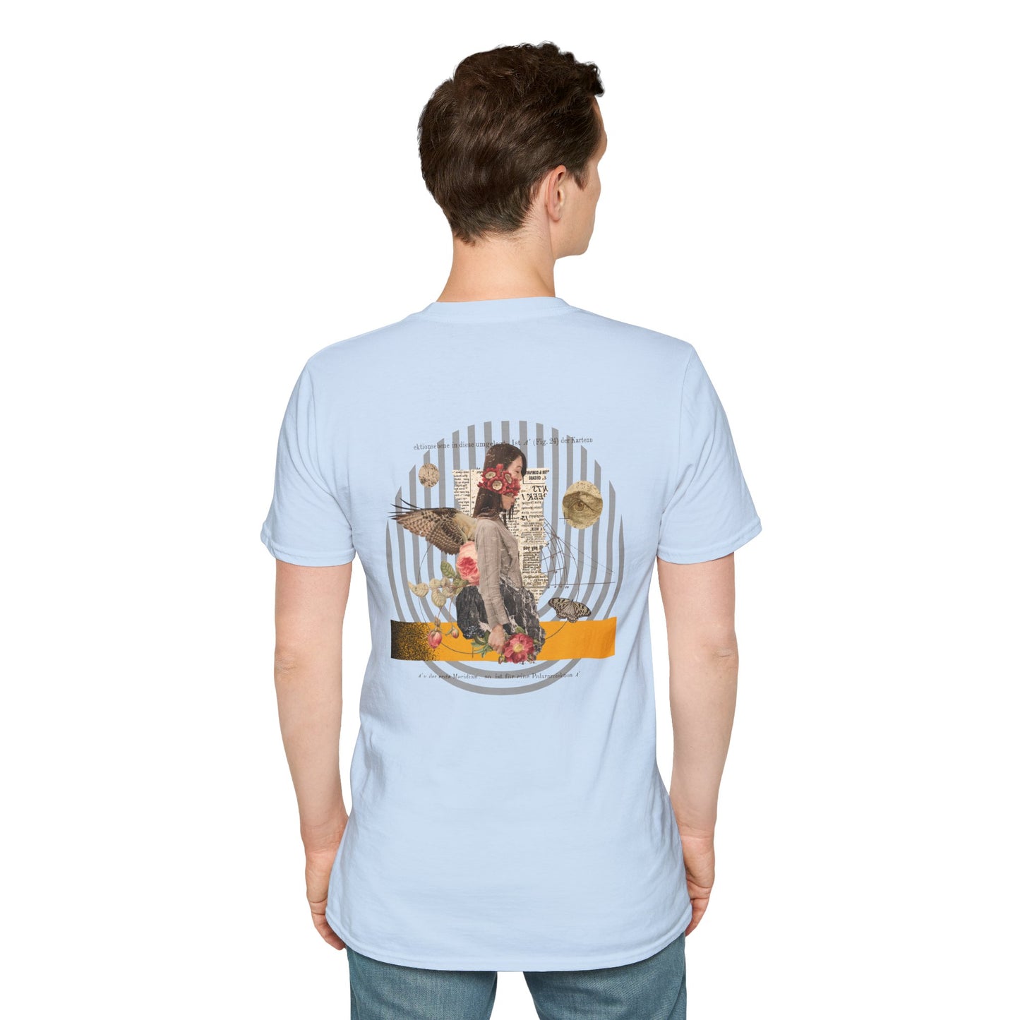 Surreal Woman Collage T-Shirt | Vintage Art | Backbeat Wear