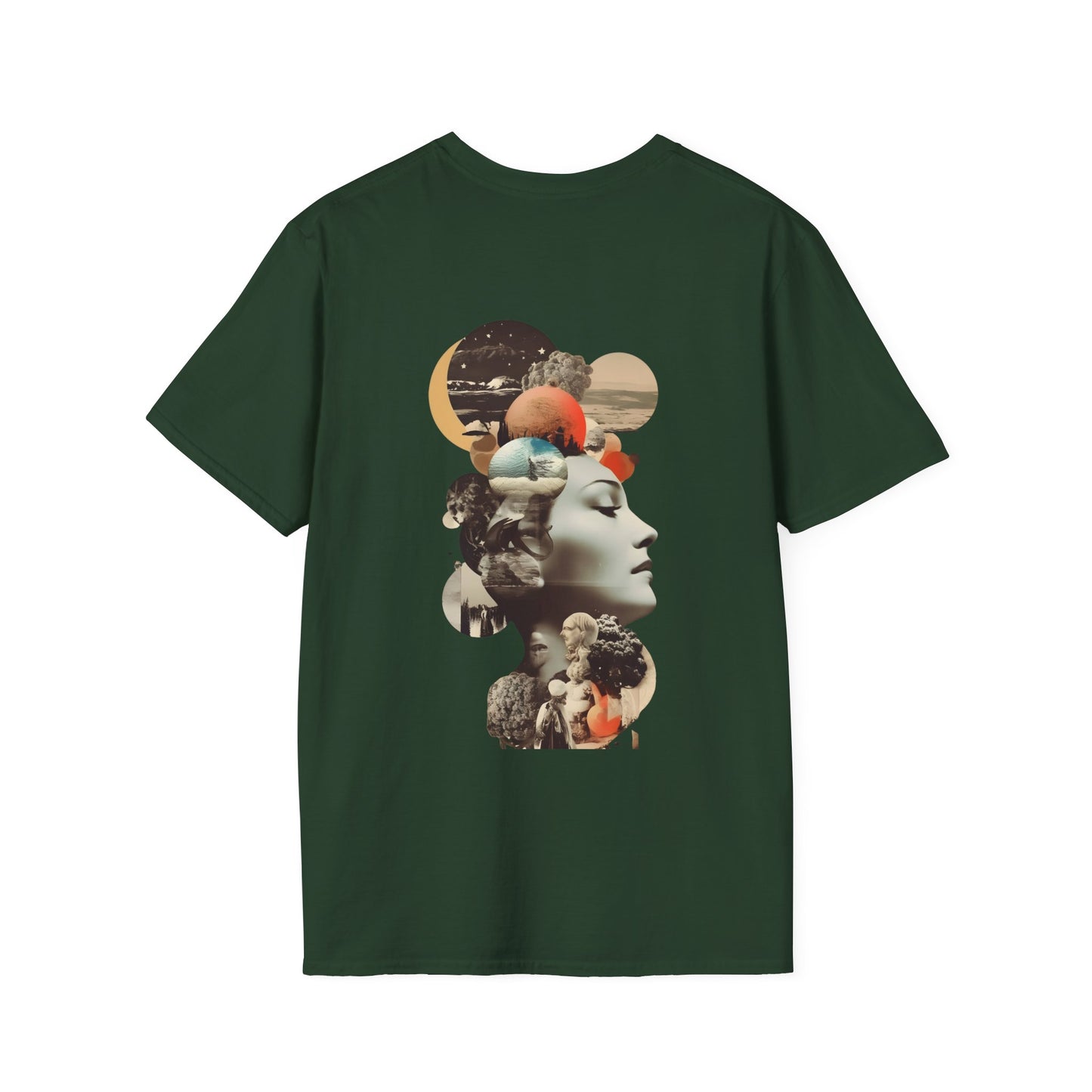 Surreal Femme Collage T-Shirt | Wearable Art | Backbeat Wear