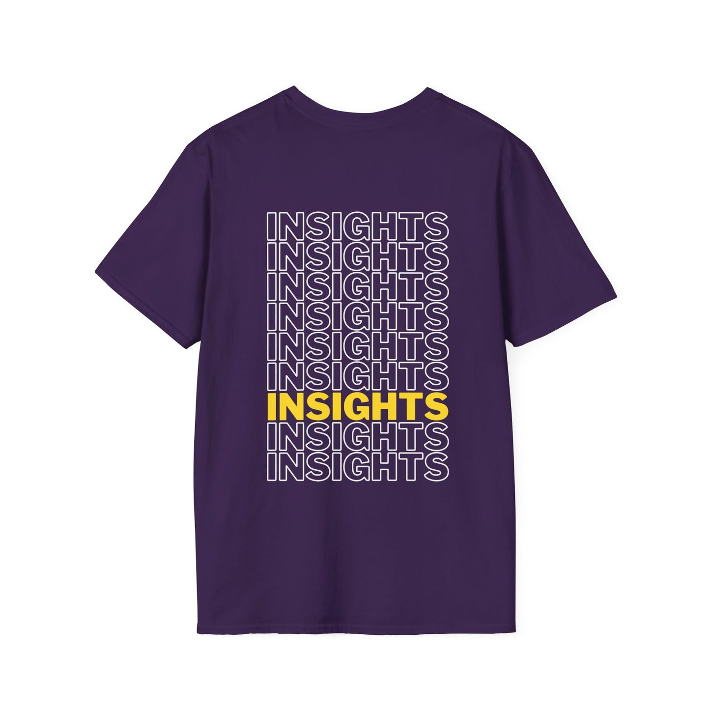 Unique "INSIGHTS" Wordplay T-Shirt | Minimalist Design | Backbeat Wear