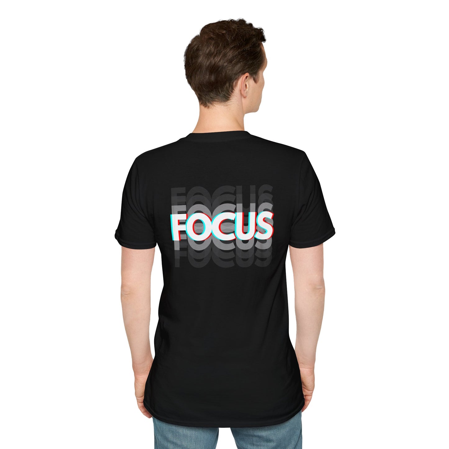 Bold 'FOCUS' T-Shirt | Unique Artistic Clothing | Backbeat Wear