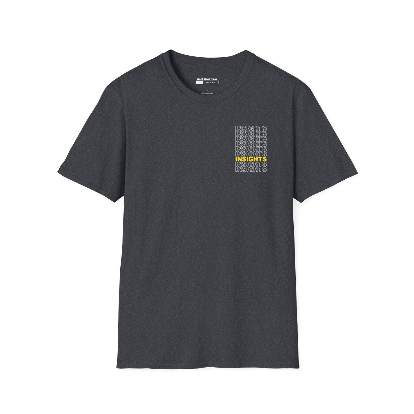 Unique "INSIGHTS" Wordplay T-Shirt | Minimalist Design | Backbeat Wear