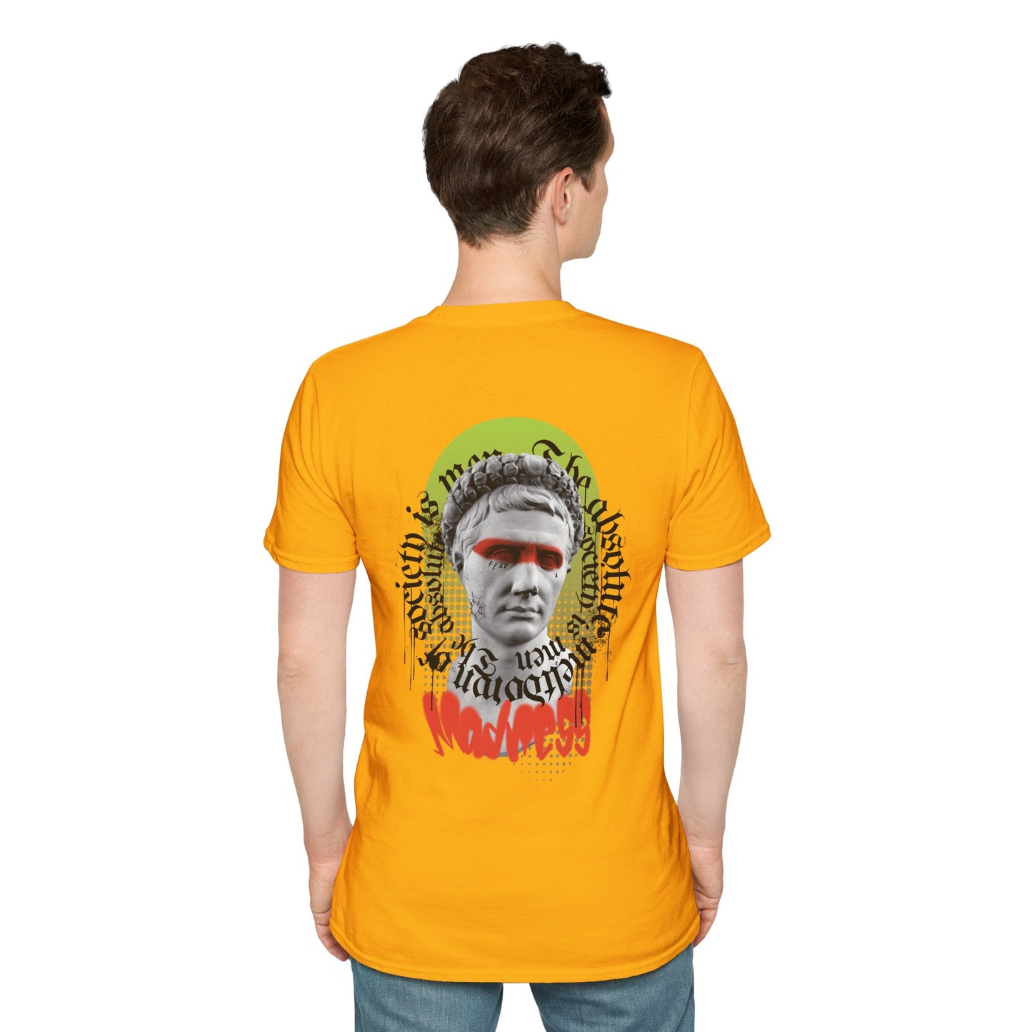 Eternal "Madness" T-Shirt | Greek Sculpture Design | Backbeat Wear