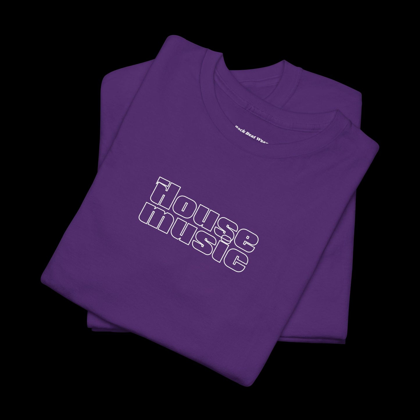 House Music Back Print t-shirt — Retro Pattern Graphic