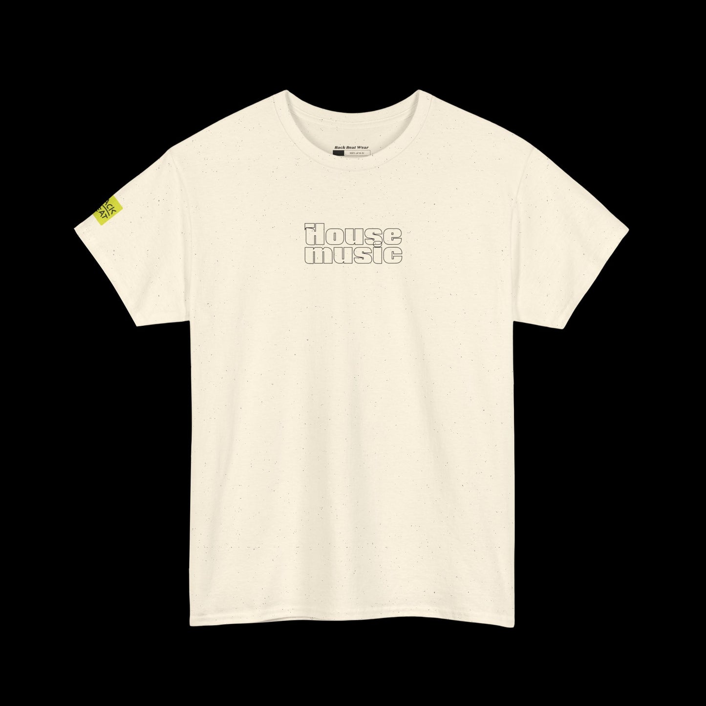 House Music Back Print t-shirt — Retro Pattern Graphic