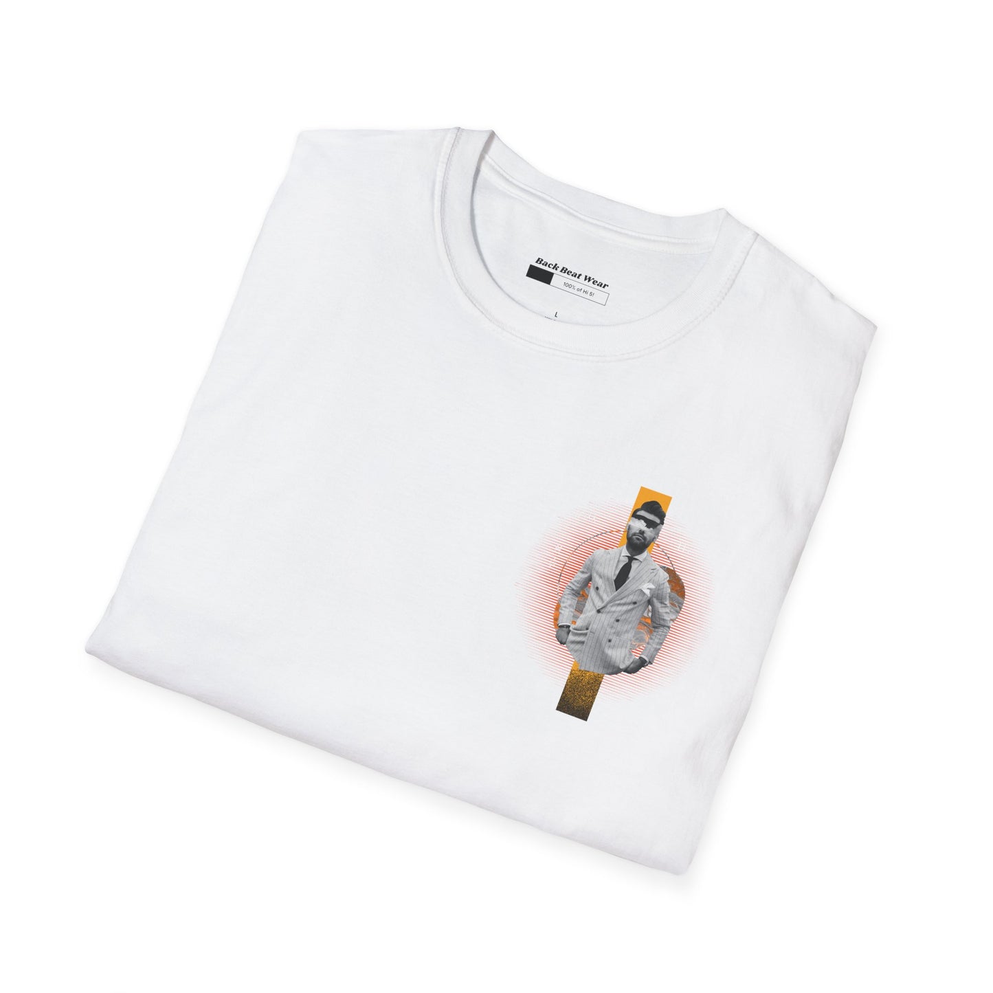 Man in Suit T-Shirt | Modern Art & Style | Backbeat Wear