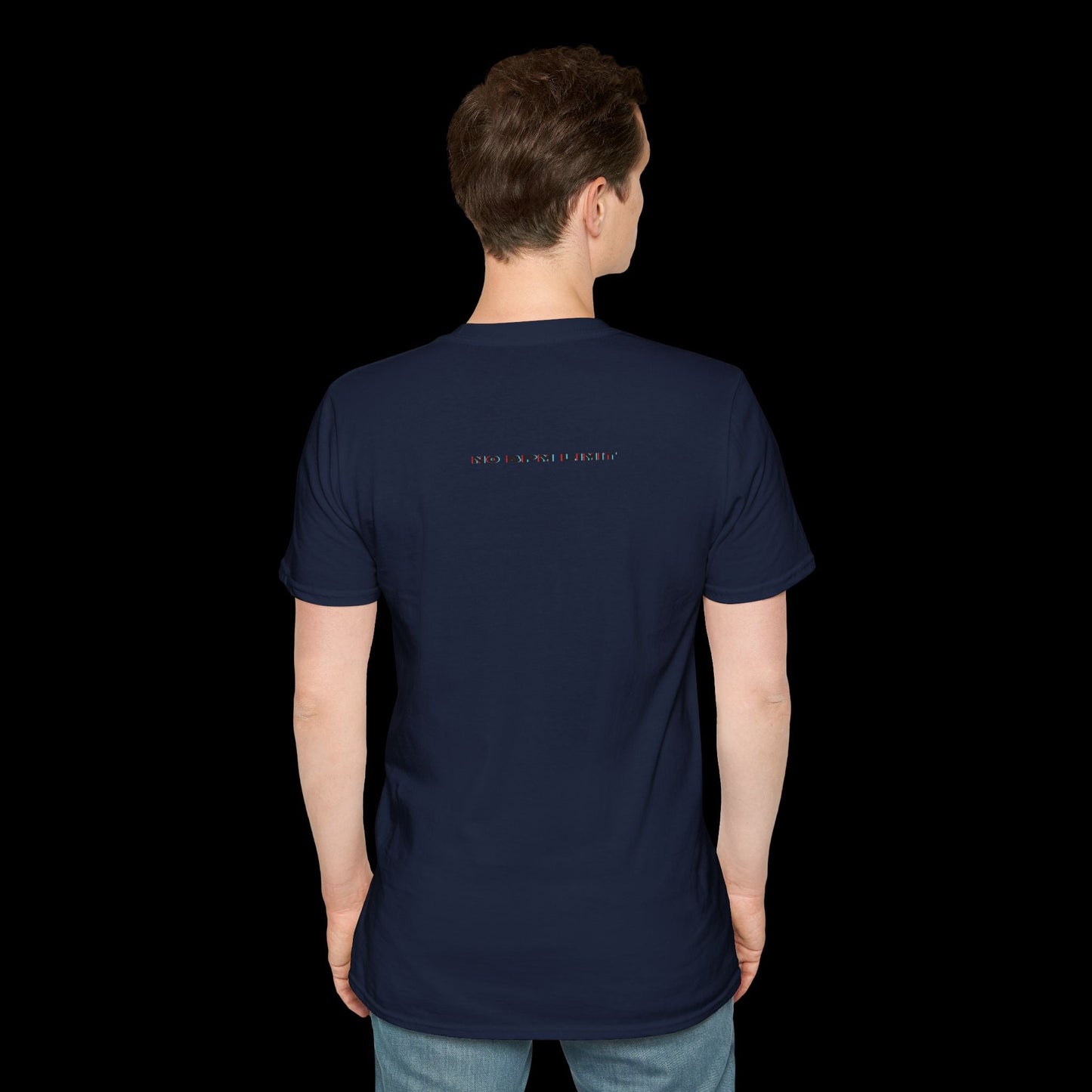 No BPM Limit Vinyl Skull Front Print  BackBeat Wear T-Shirt