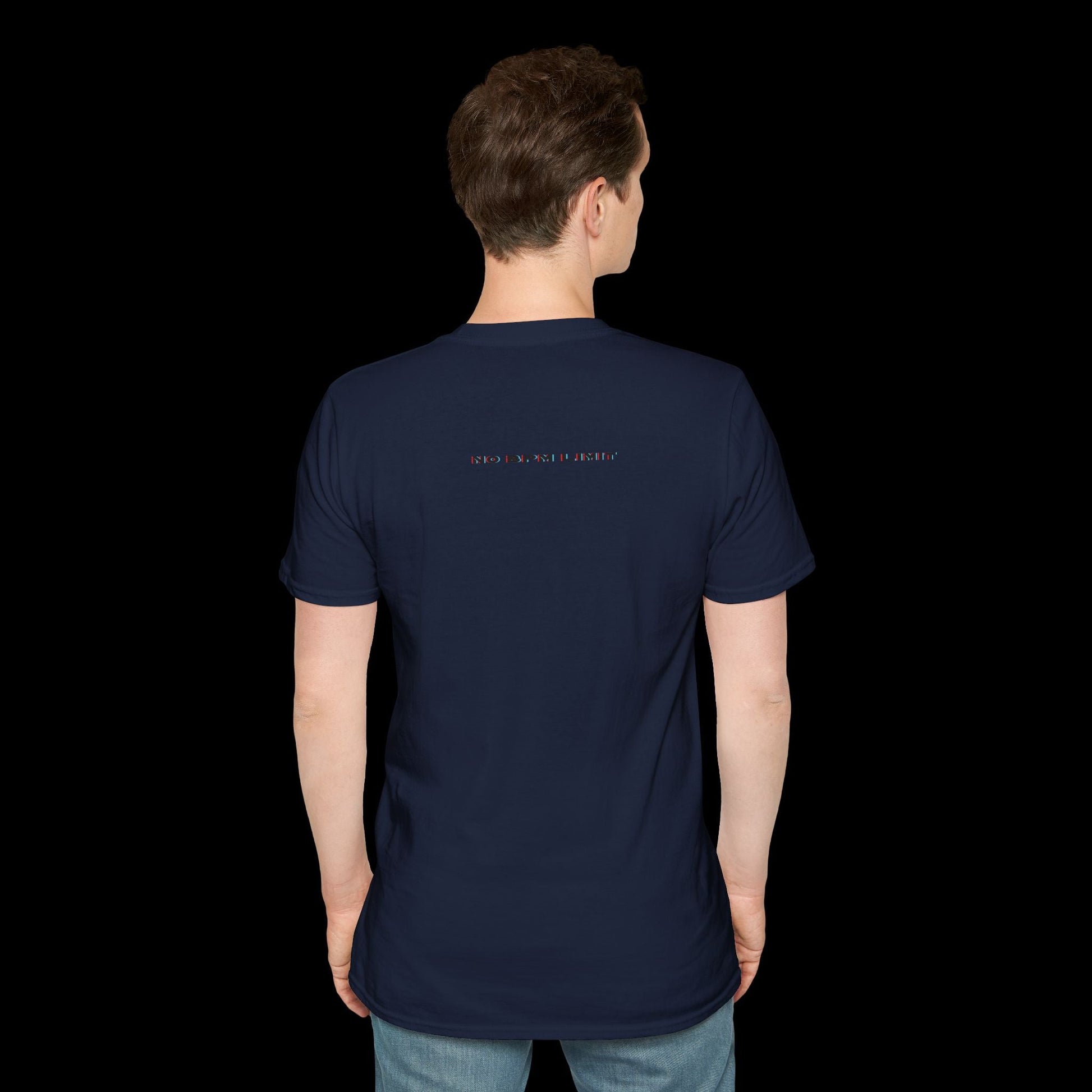 No BPM Limit Vinyl Skull Front Print  BackBeat Wear T-Shirt