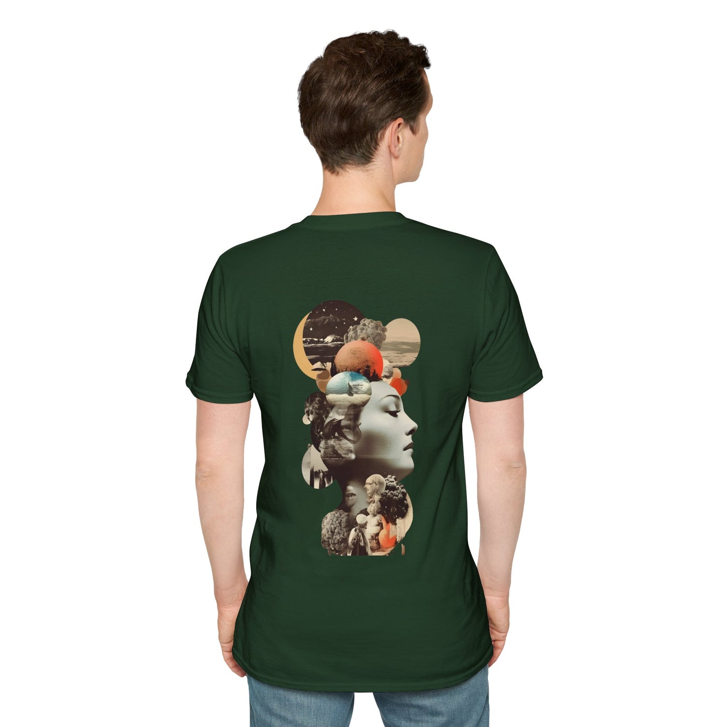 Surreal Femme Collage T-Shirt | Wearable Art | Backbeat Wear