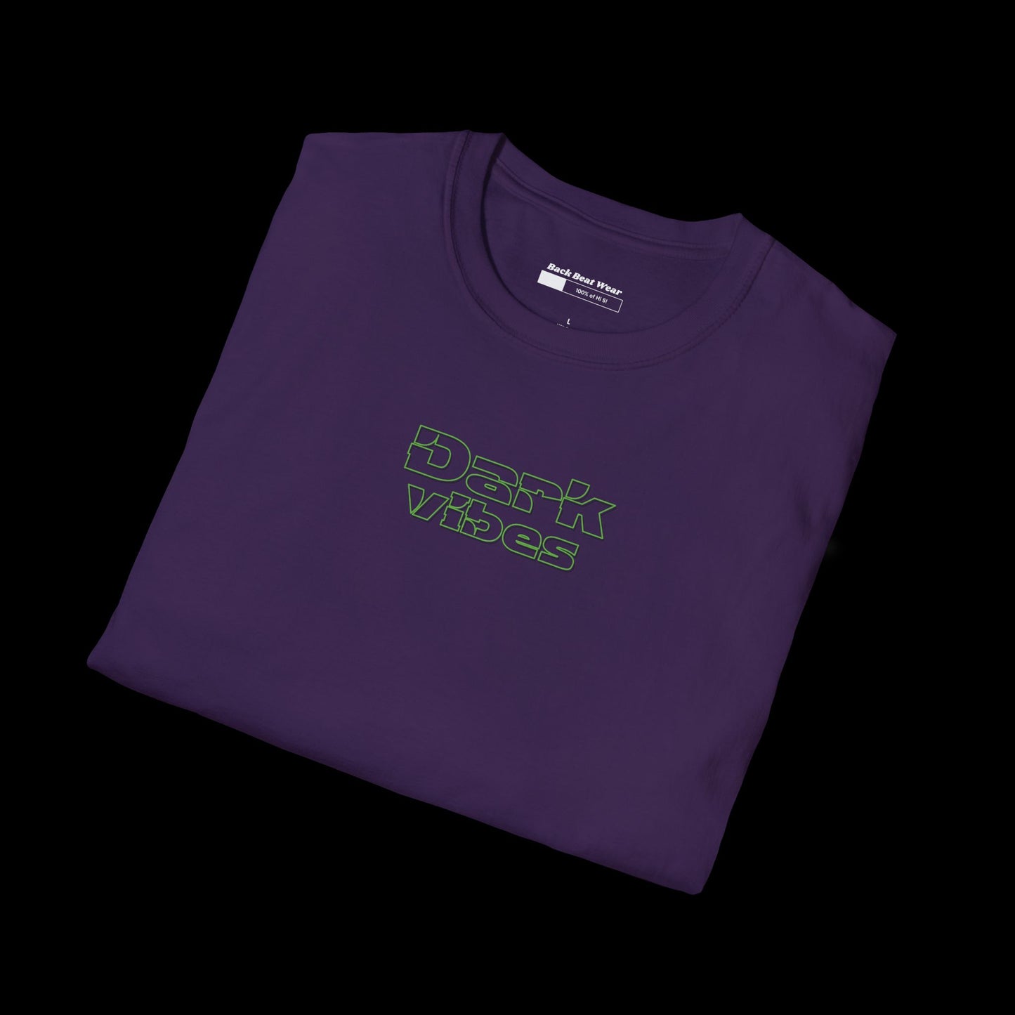 Dark Vibes: Futuristic Geometric T-Shirt