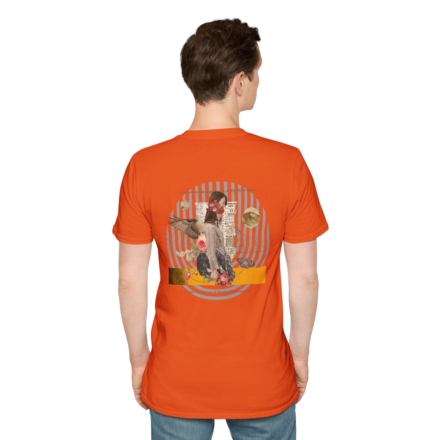 Surreal Woman Collage T-Shirt | Vintage Art | Backbeat Wear