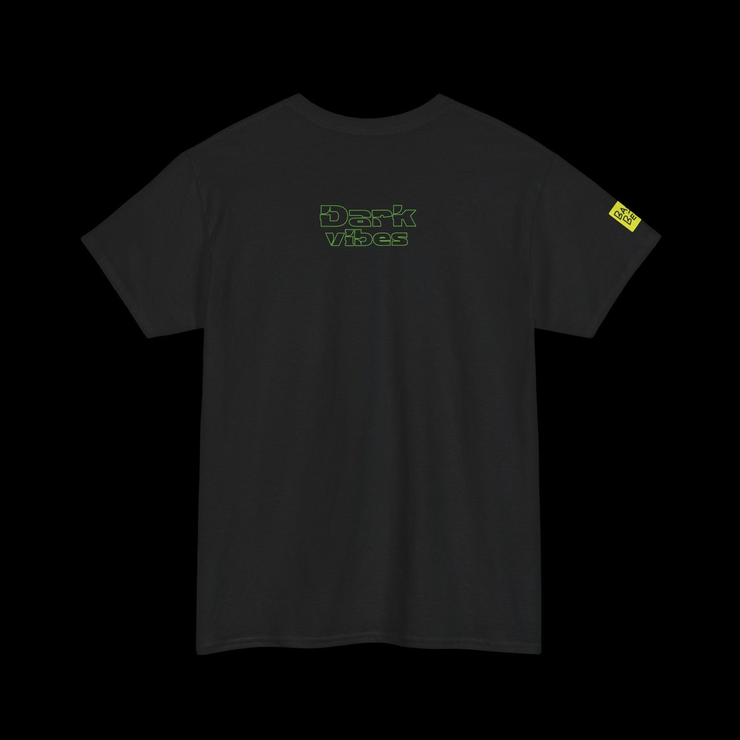 Dark Vibes Front Print t-shirt — Geometric Techno Graphic