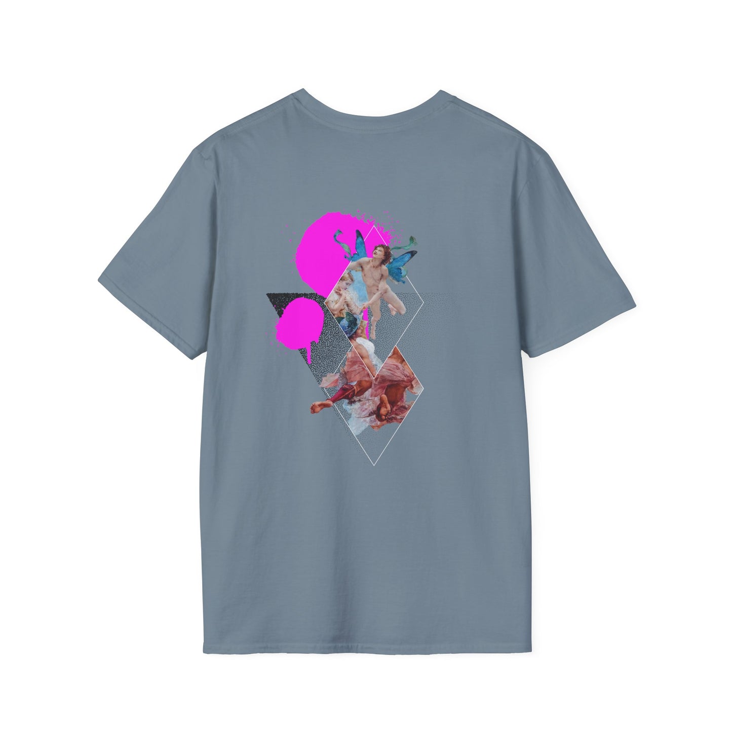 Whimsical Wings: Surreal Butterfly Spray Collage | Artistic Tee | Backbeat Wear