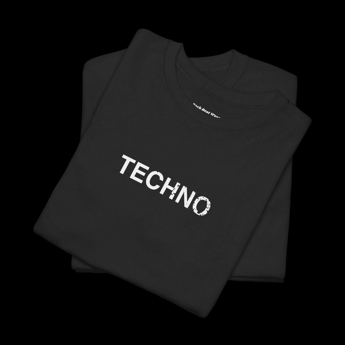 Techno Is Life Back Print t-shirt — Oversized Type Graphic