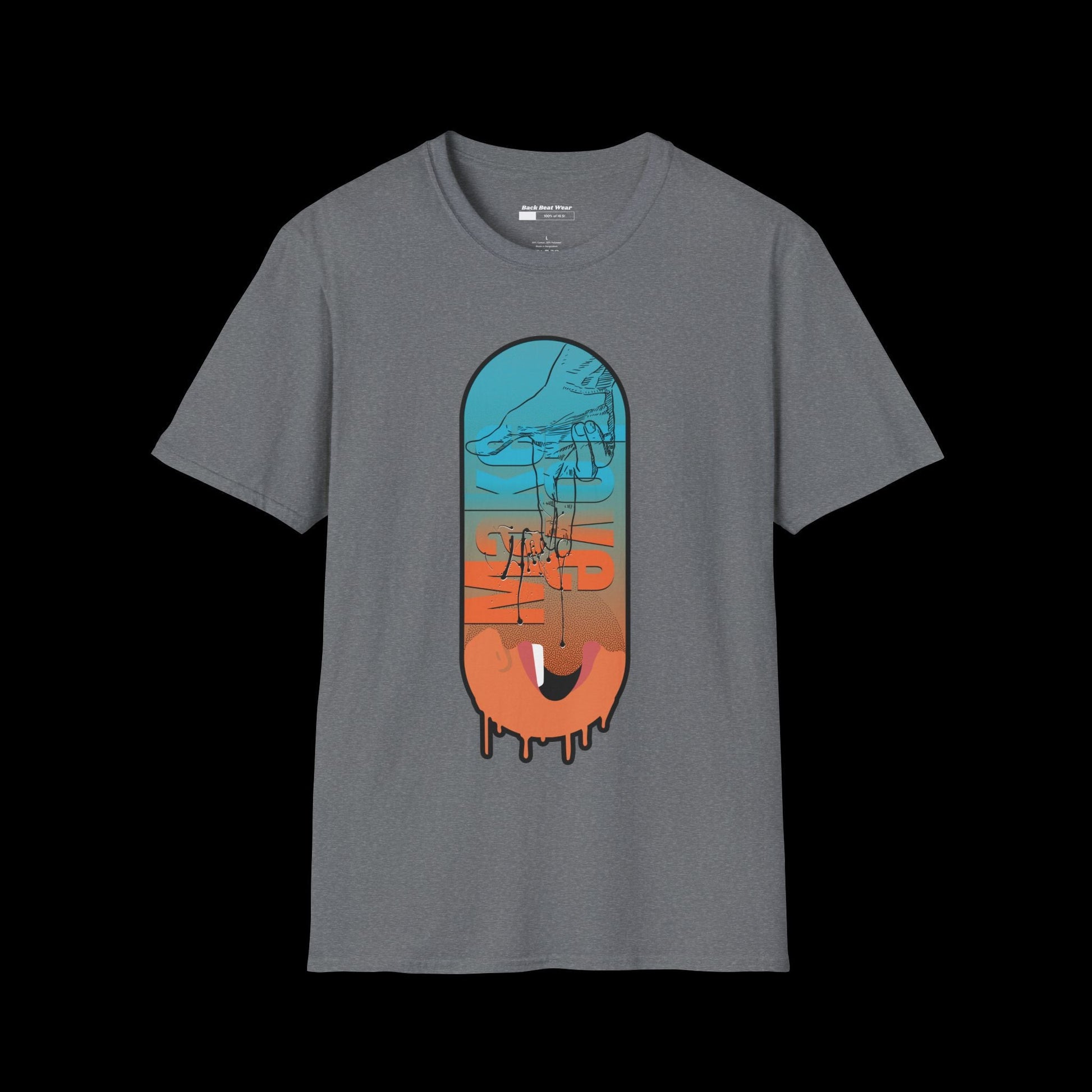 Make Love Front Print - Vibrant Graphic Tee  BackBeat Wear T-Shirt
