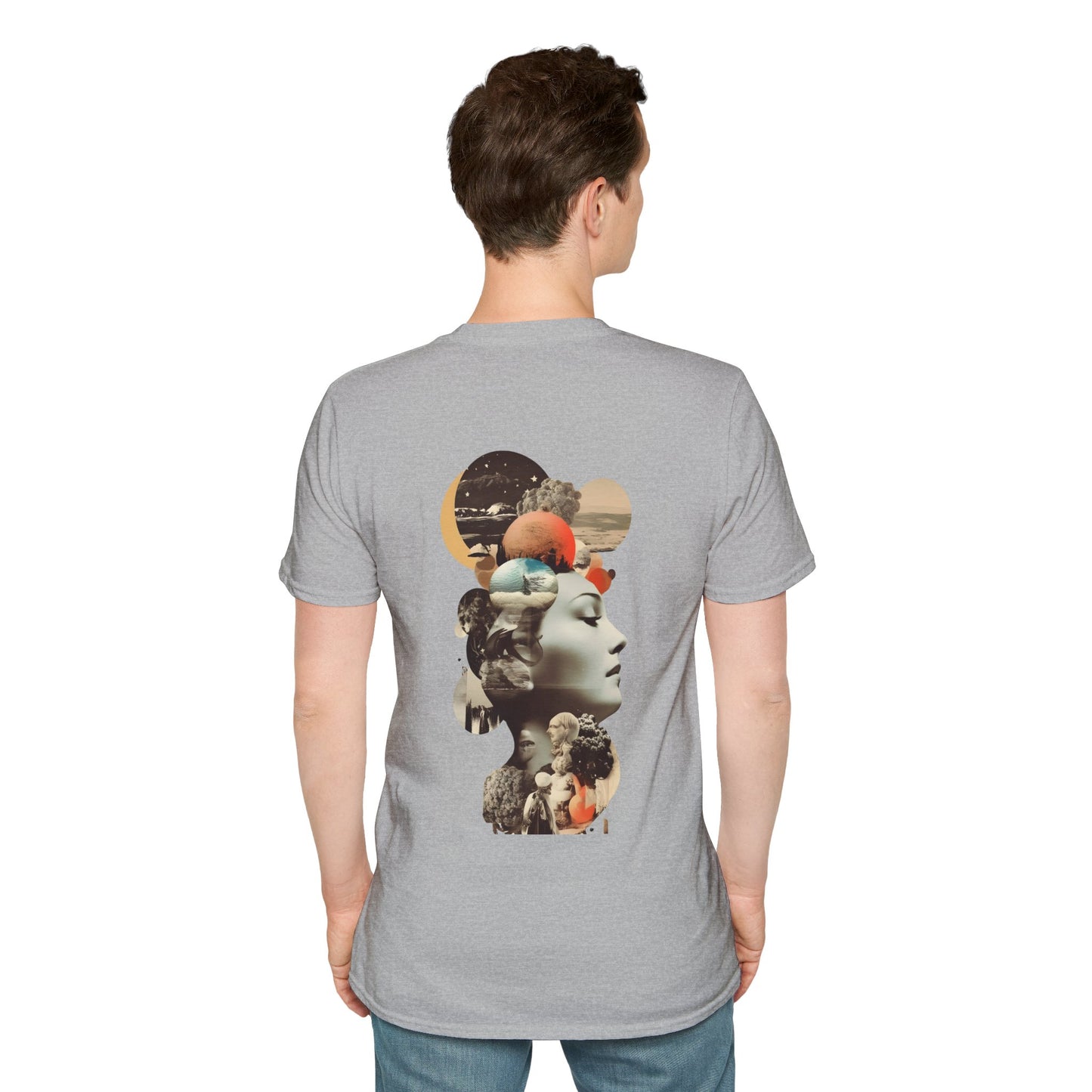 Surreal Femme Collage T-Shirt | Wearable Art | Backbeat Wear