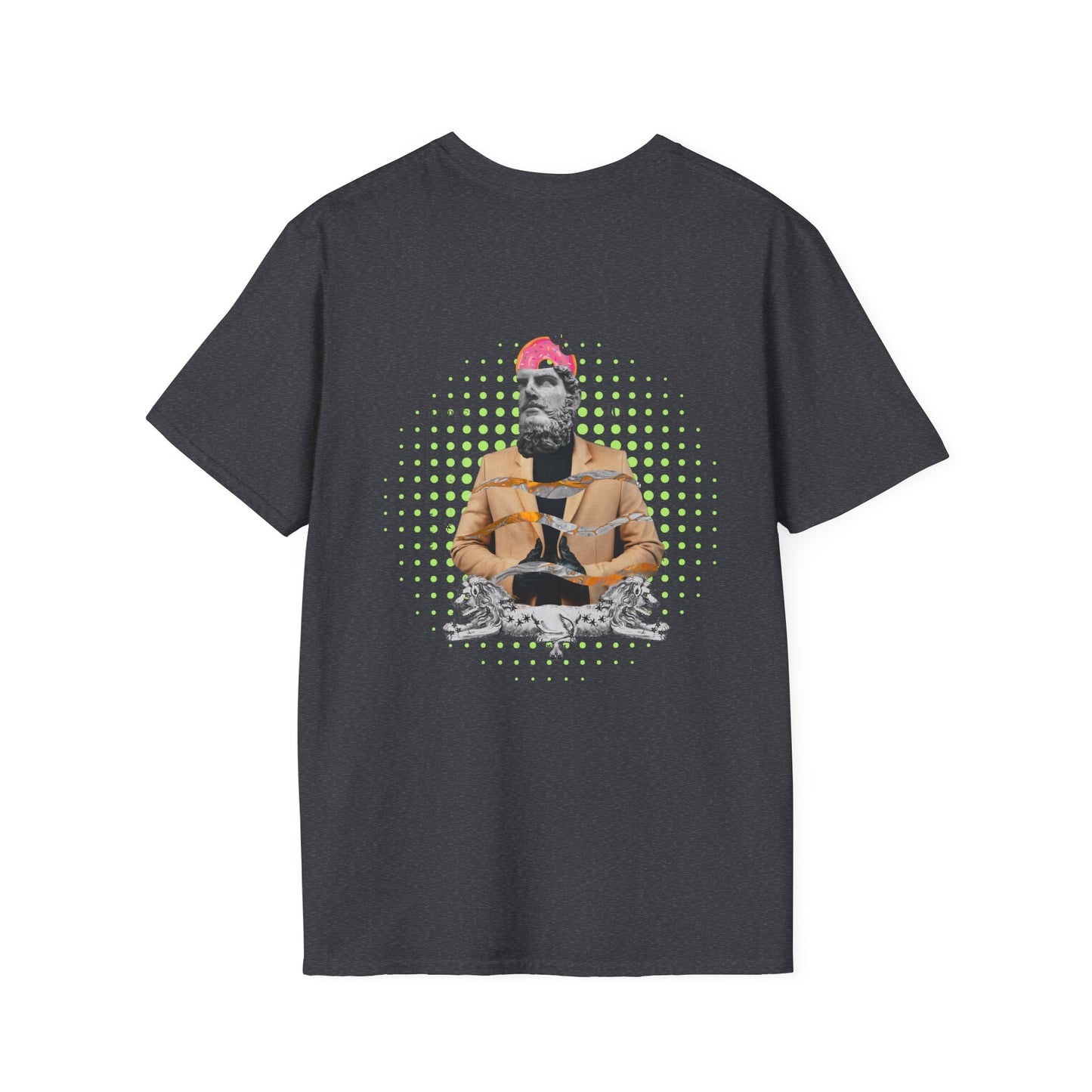 Doughnut Greek Head Collage Tee | Urban Art | Backbeat Wear