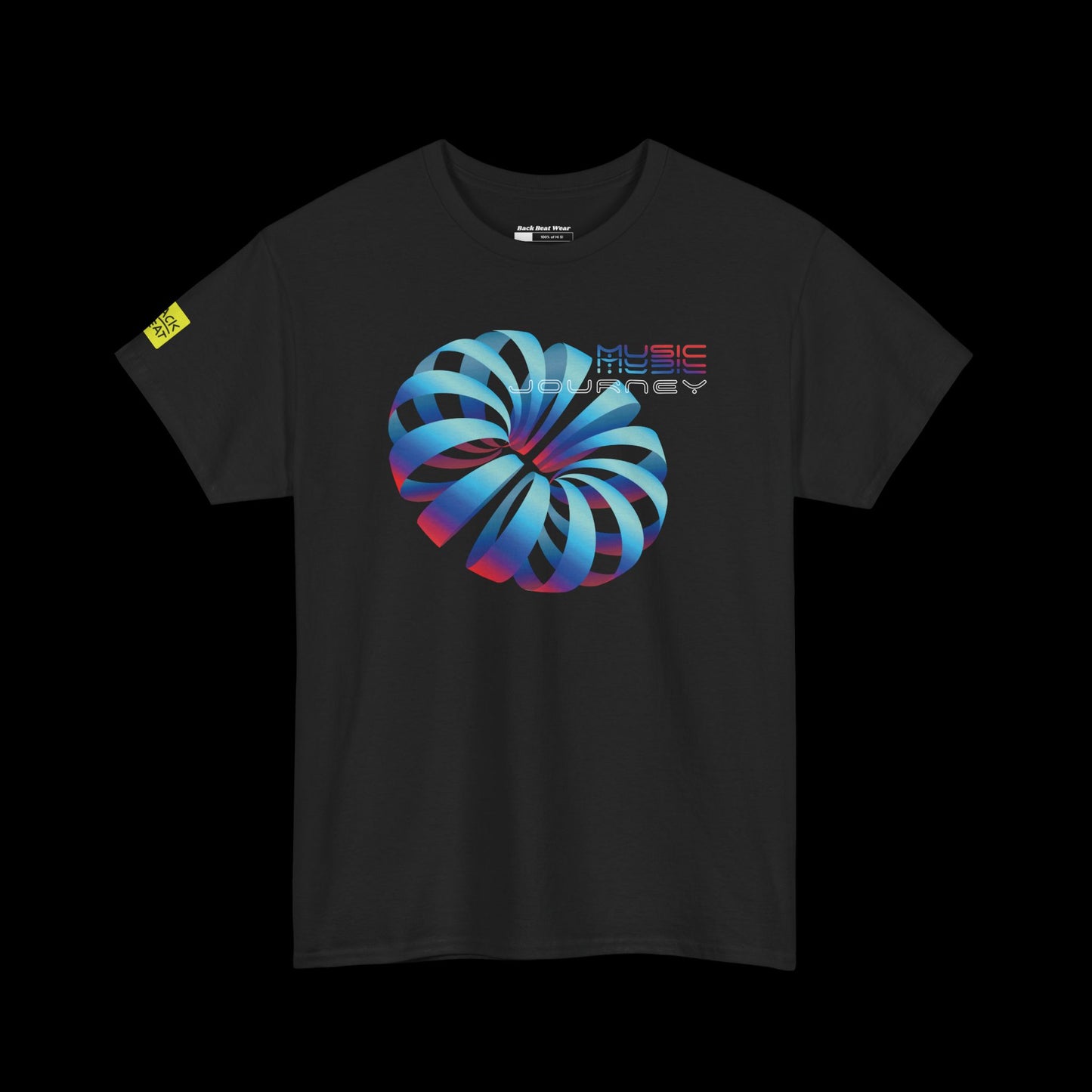 Music Journey Front Print | 3D Abstract Techno Design