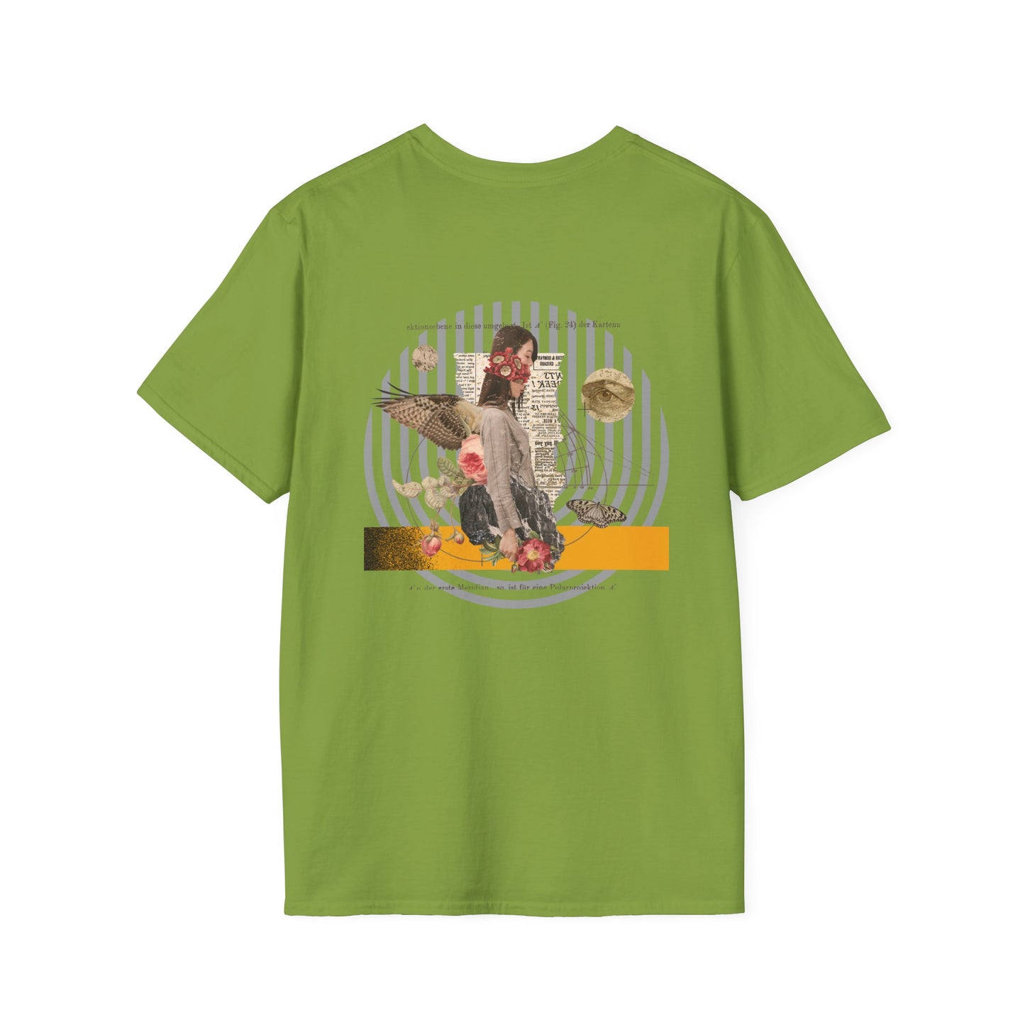 Surreal Woman Collage T-Shirt | Vintage Art | Backbeat Wear