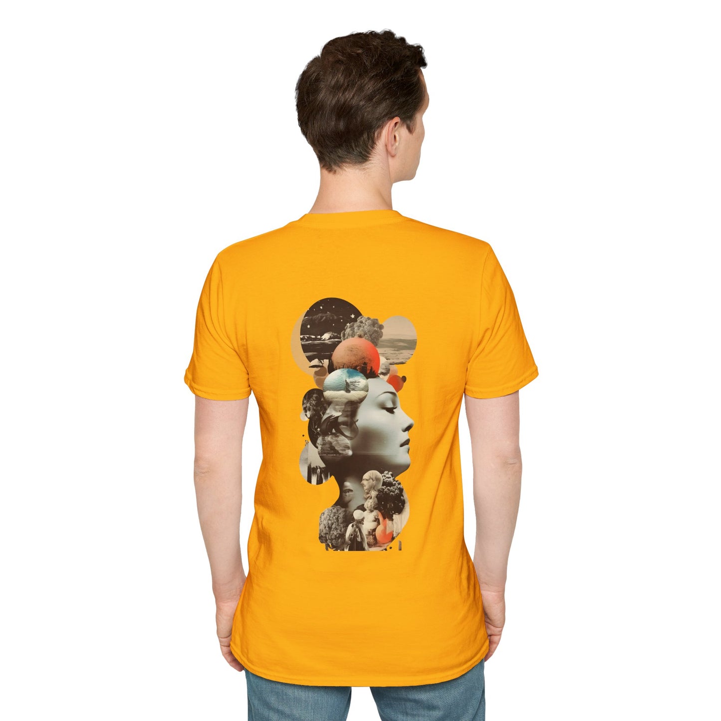 Surreal Femme Collage T-Shirt | Wearable Art | Backbeat Wear