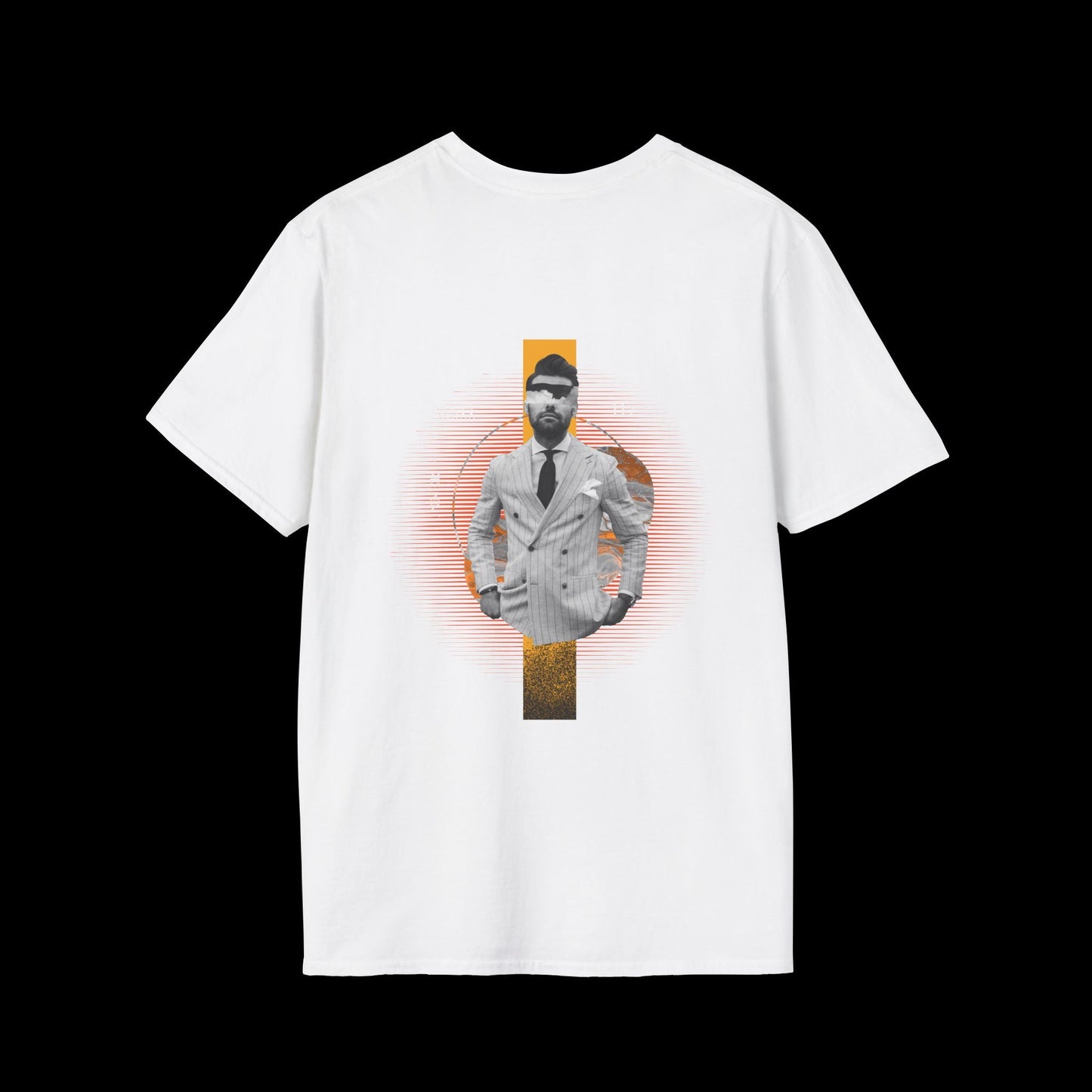 Man in Suit T-Shirt | Modern Art & Style
