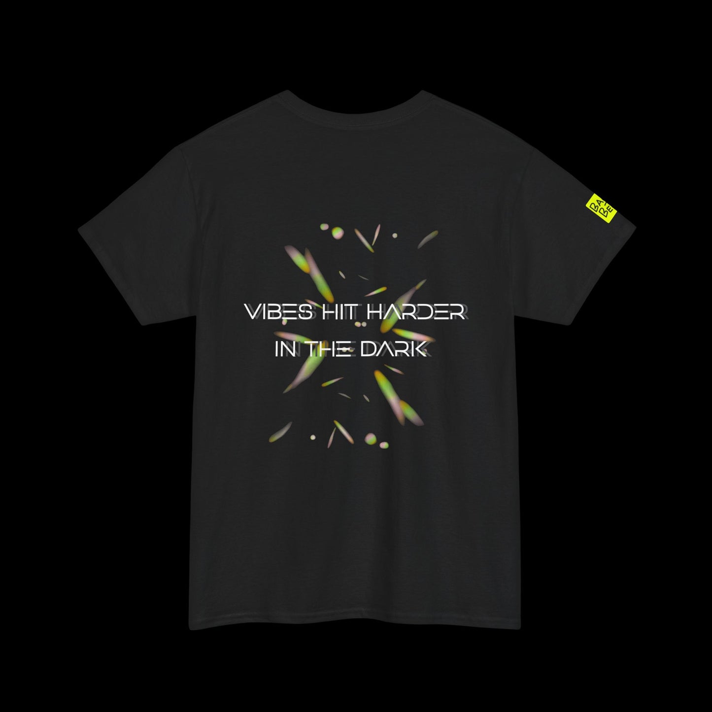 Vibes Hit Harder T-Shirt | Dark Club Energy Graphic Tee