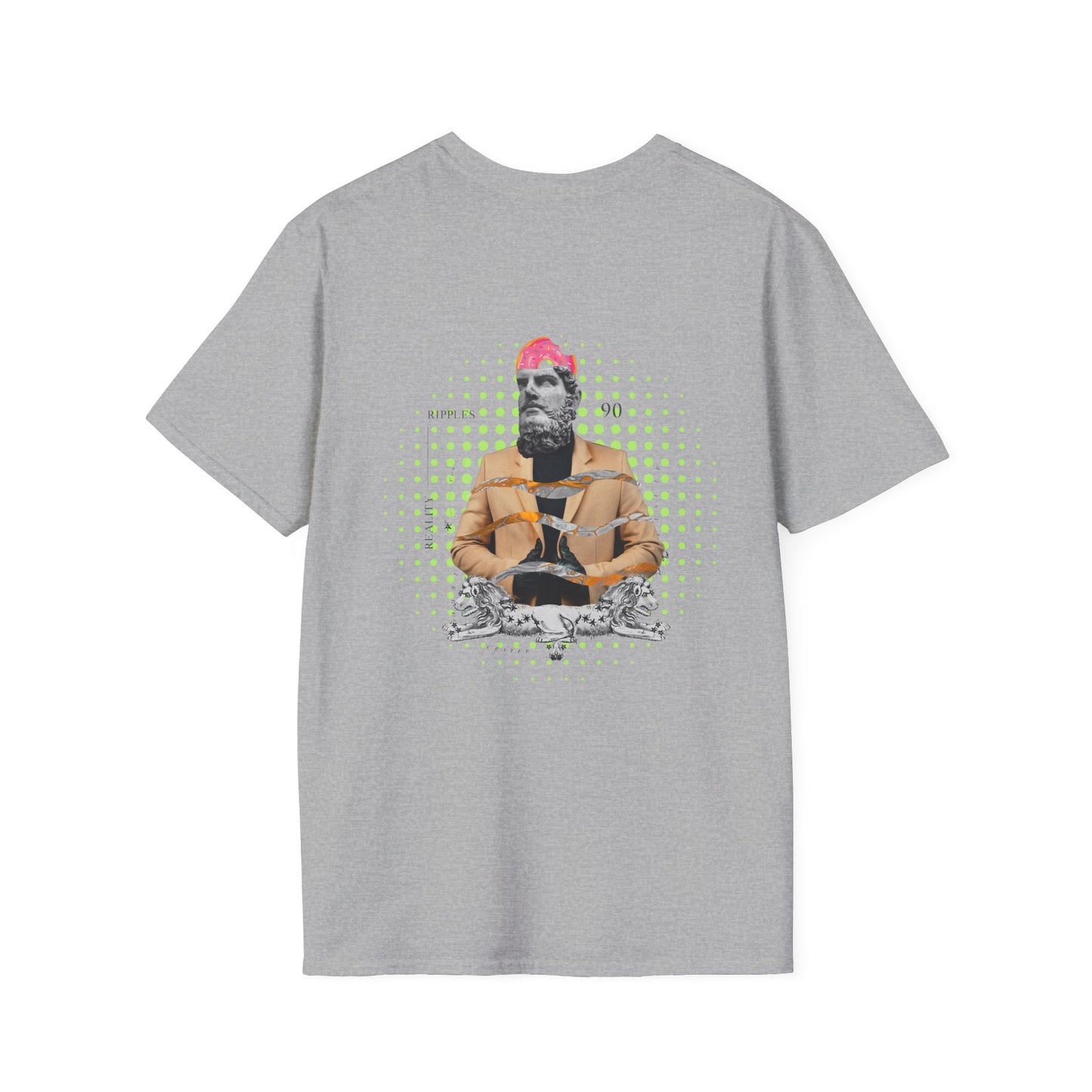 Doughnut Greek Head Collage Tee | Urban Art | Backbeat Wear