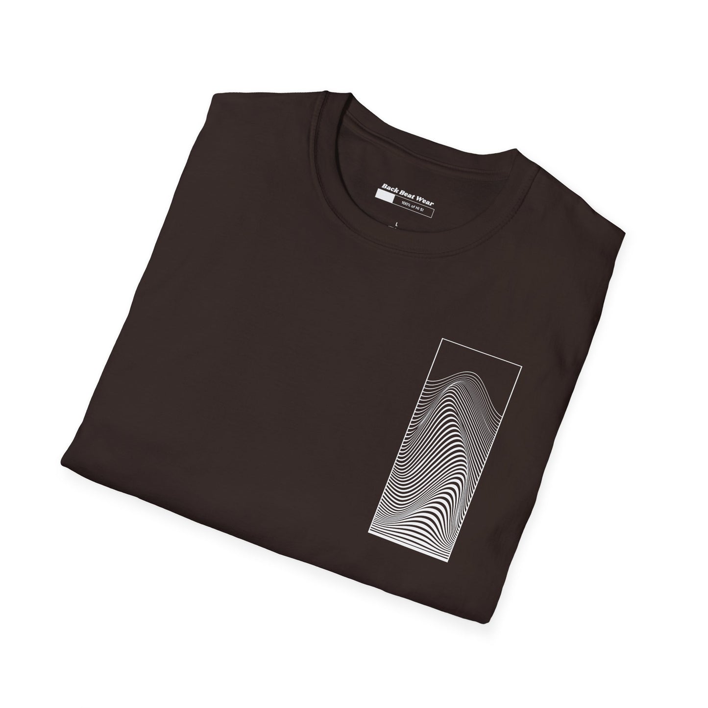 Waveform Meditation T-Shirt | Minimalist Zen Design - BackBeat Wear 