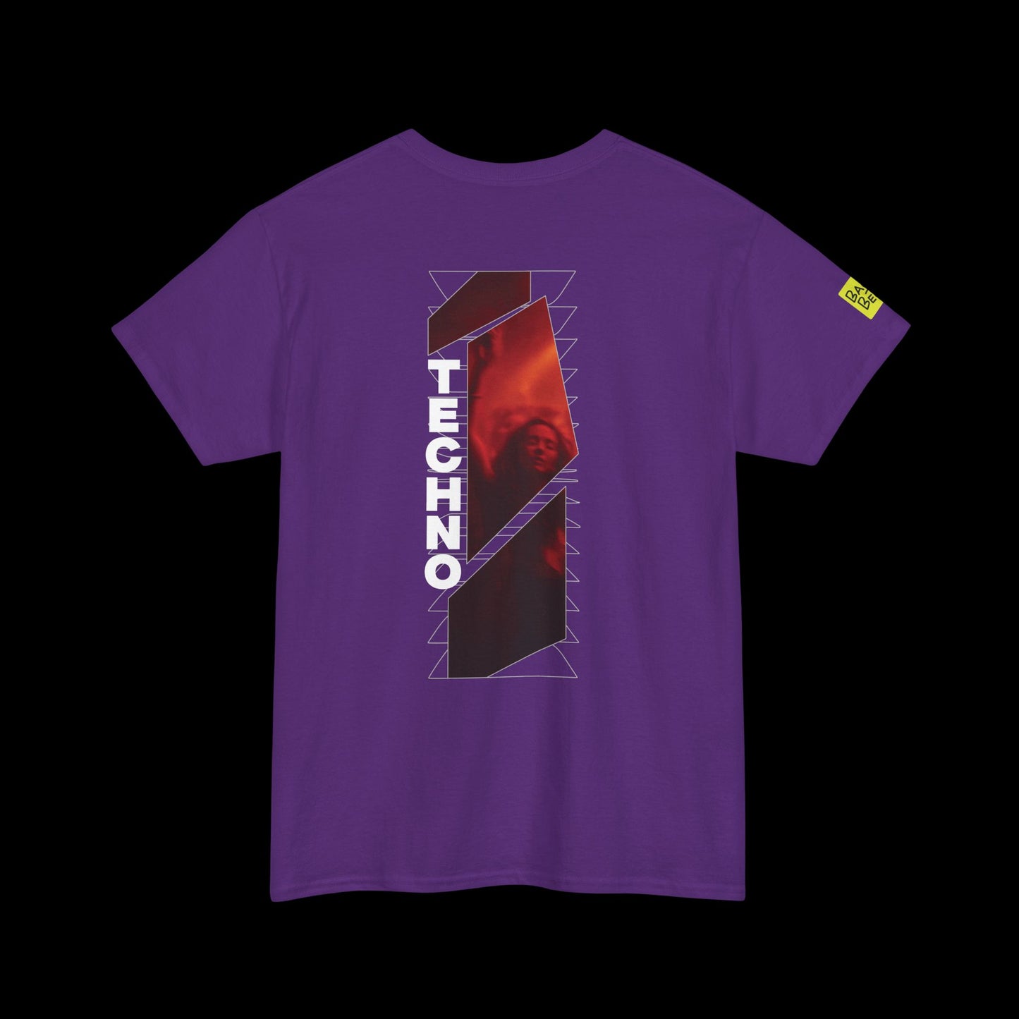 Techno Crowd Back Print t-shirt