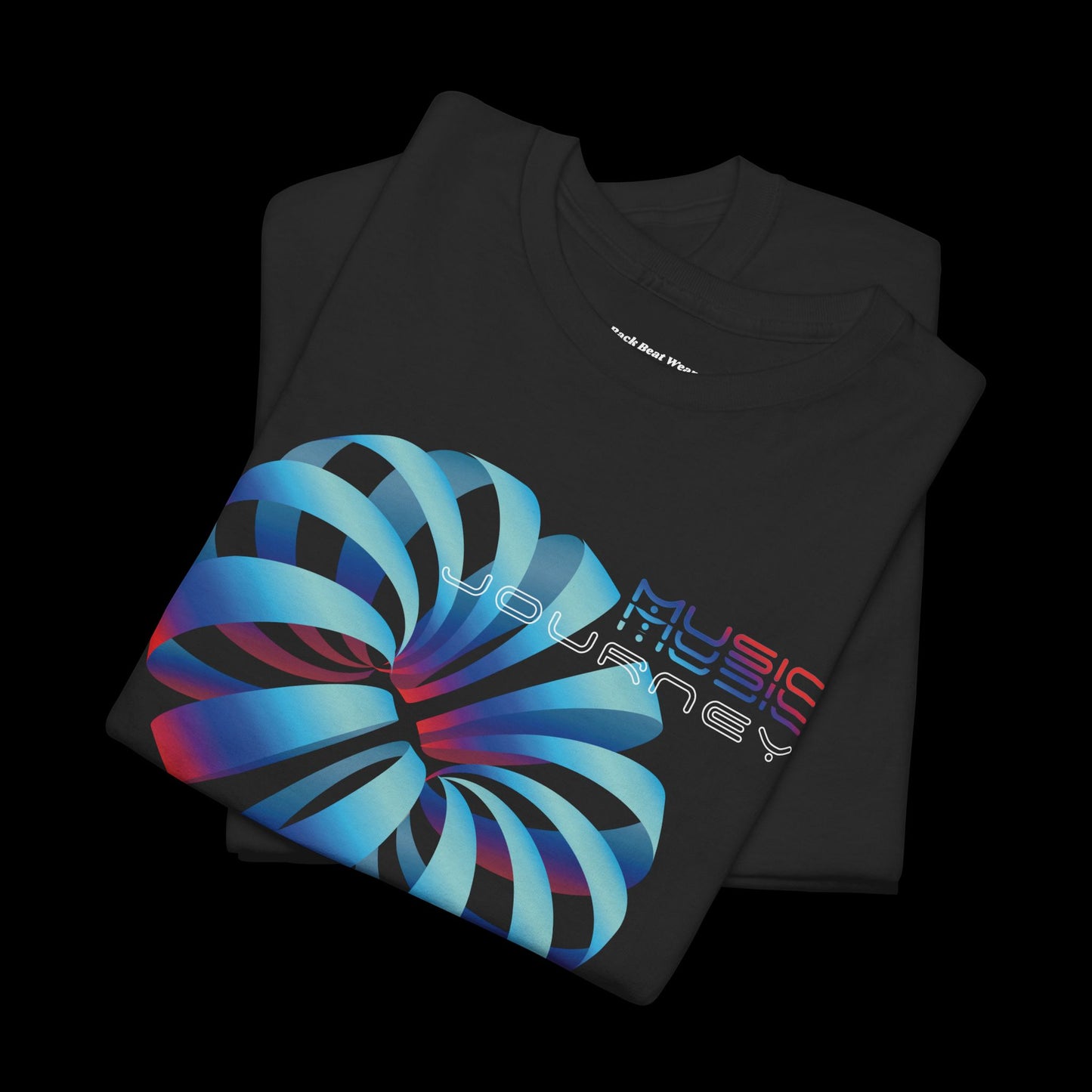 Music Journey Front Print | 3D Abstract Techno Design