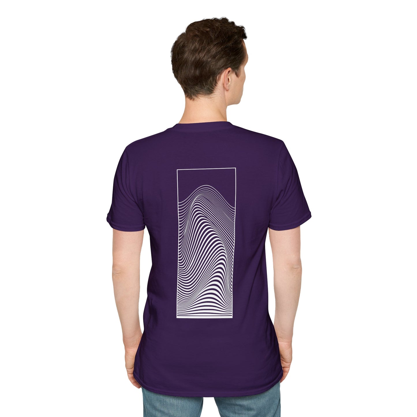 Waveform Meditation T-Shirt | Minimalist Zen Design - BackBeat Wear 