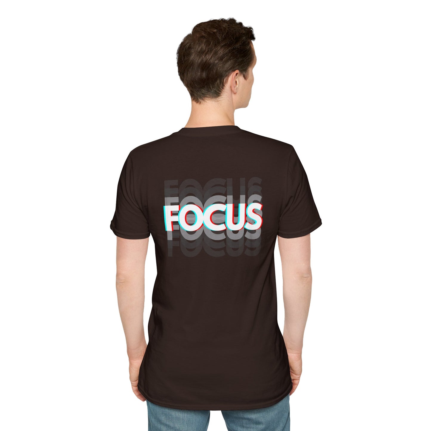 Bold 'FOCUS' T-Shirt | Unique Artistic Clothing | Backbeat Wear