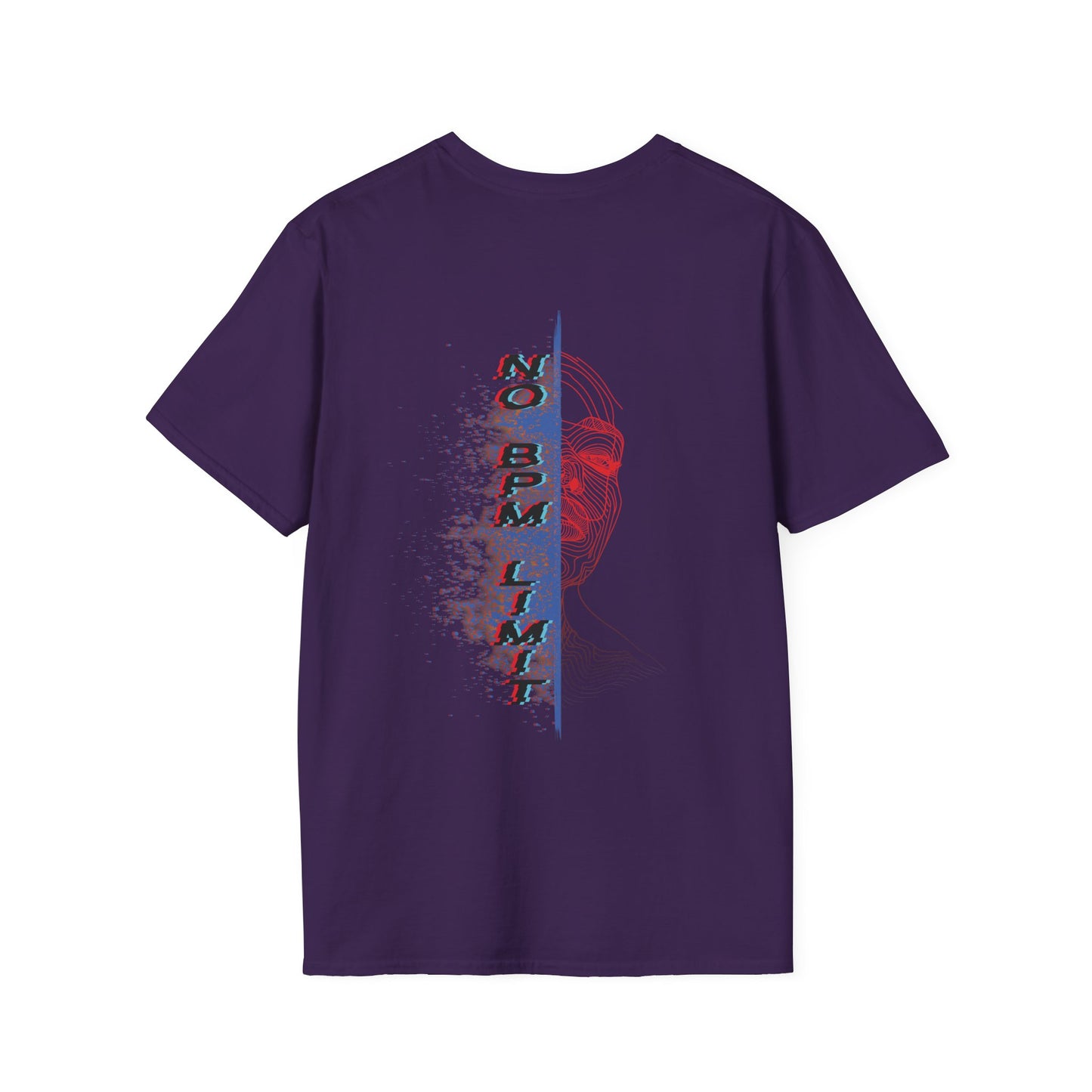 No BPM Limit – Fragmented Woman Face Tee - BackBeat Wear 