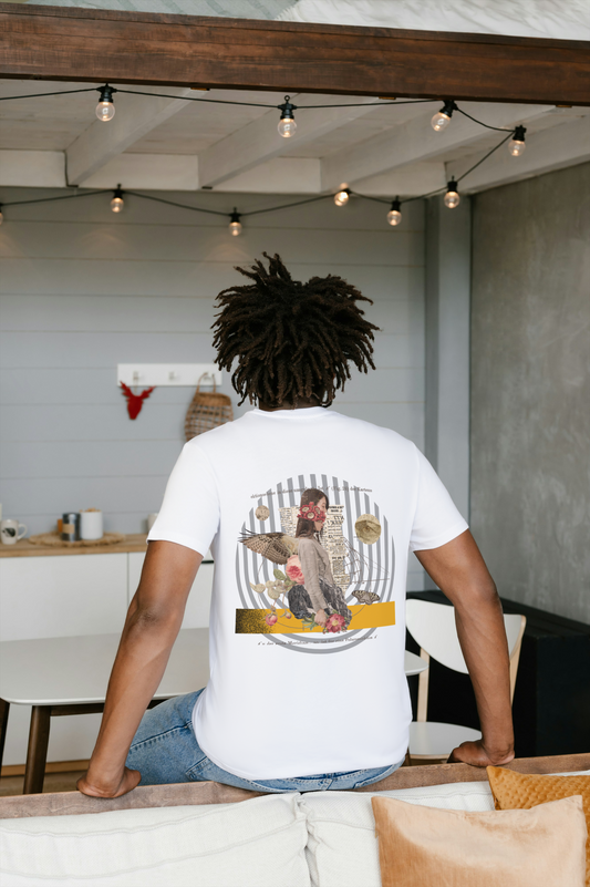 Surreal Woman Collage T-Shirt | Vintage Art