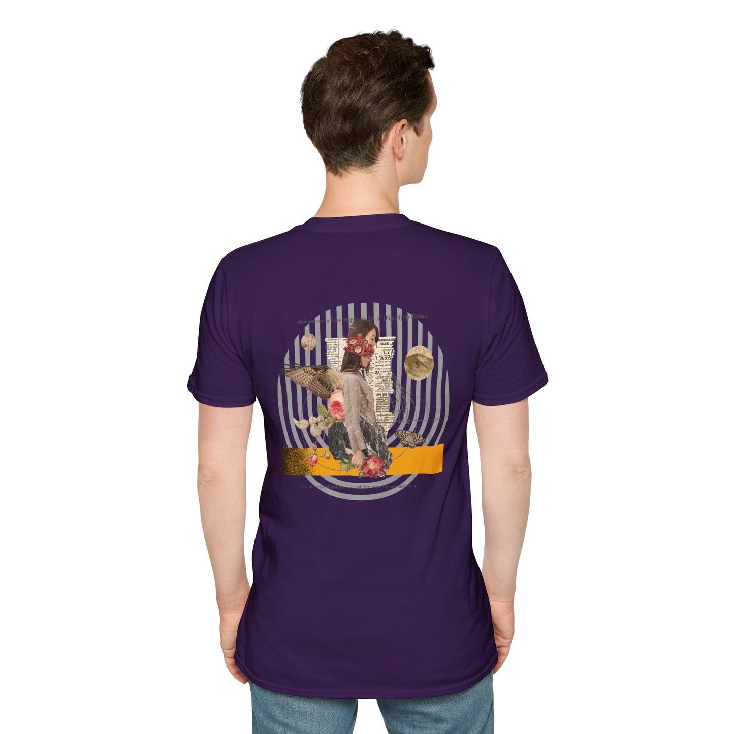 Surreal Woman Collage T-Shirt | Vintage Art | Backbeat Wear