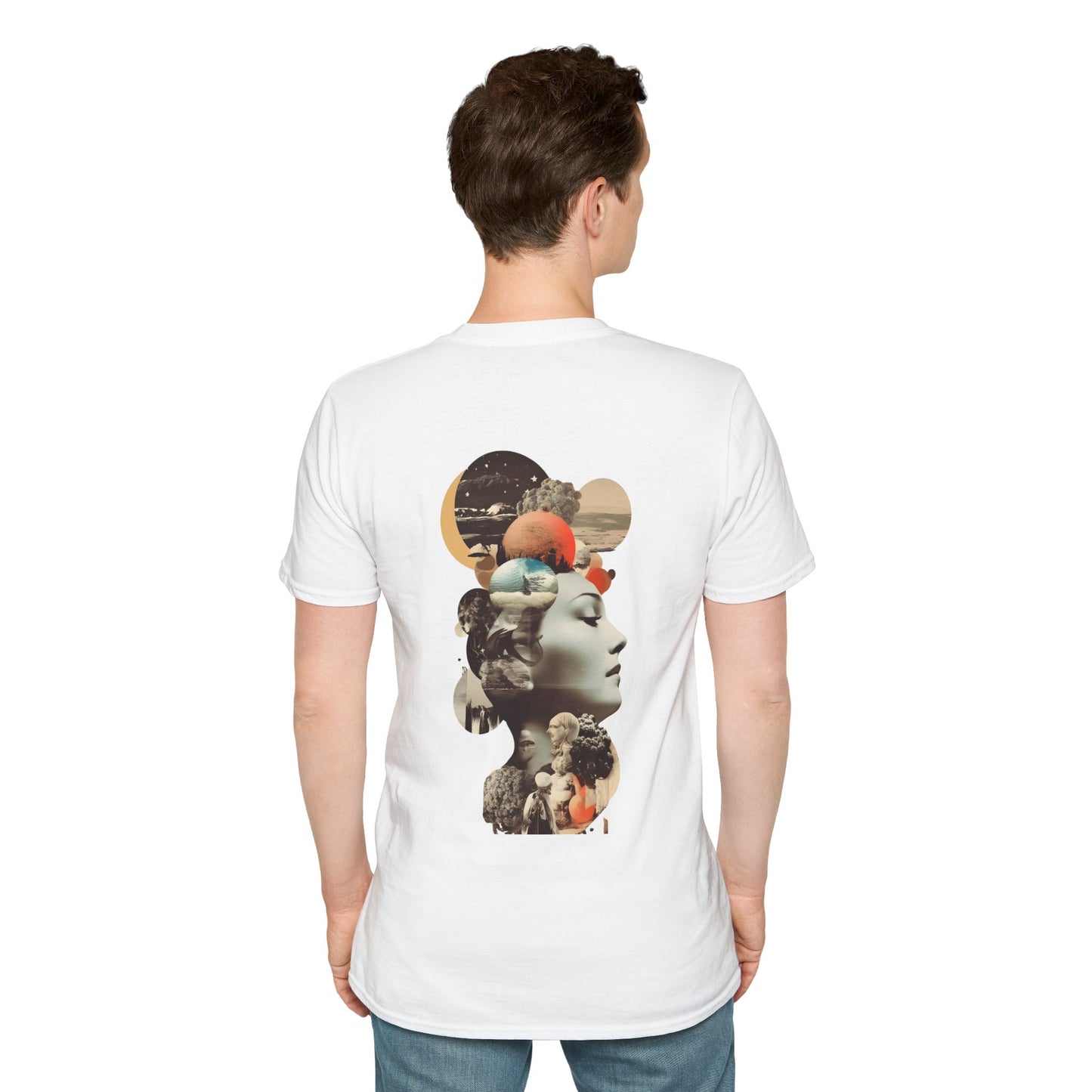 Surreal Femme Collage T-Shirt | Wearable Art | Backbeat Wear