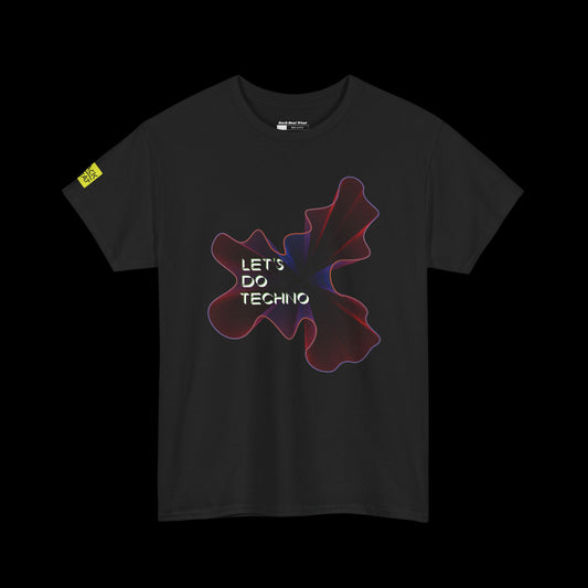 Let’s Do Techno: Abstract Rave Front Print