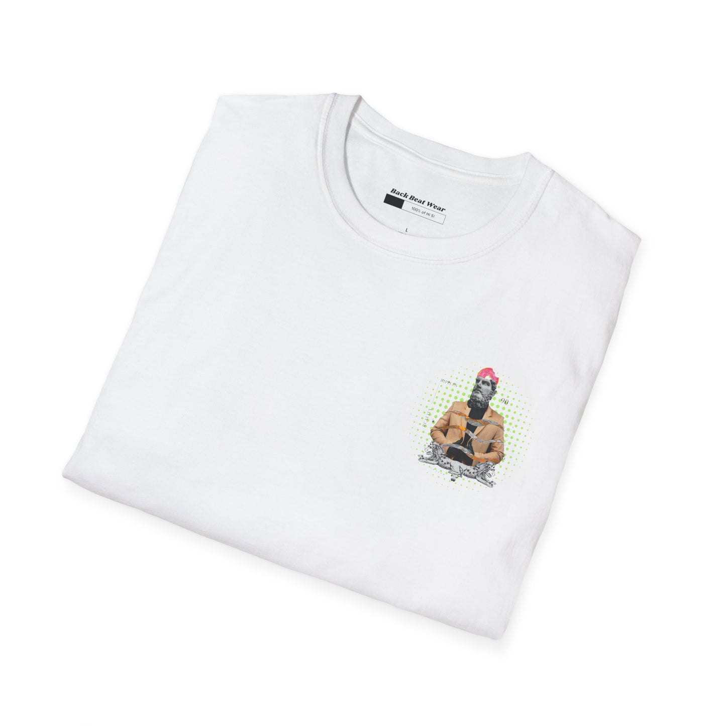 Doughnut Greek Head Collage Tee | Urban Art | Backbeat Wear