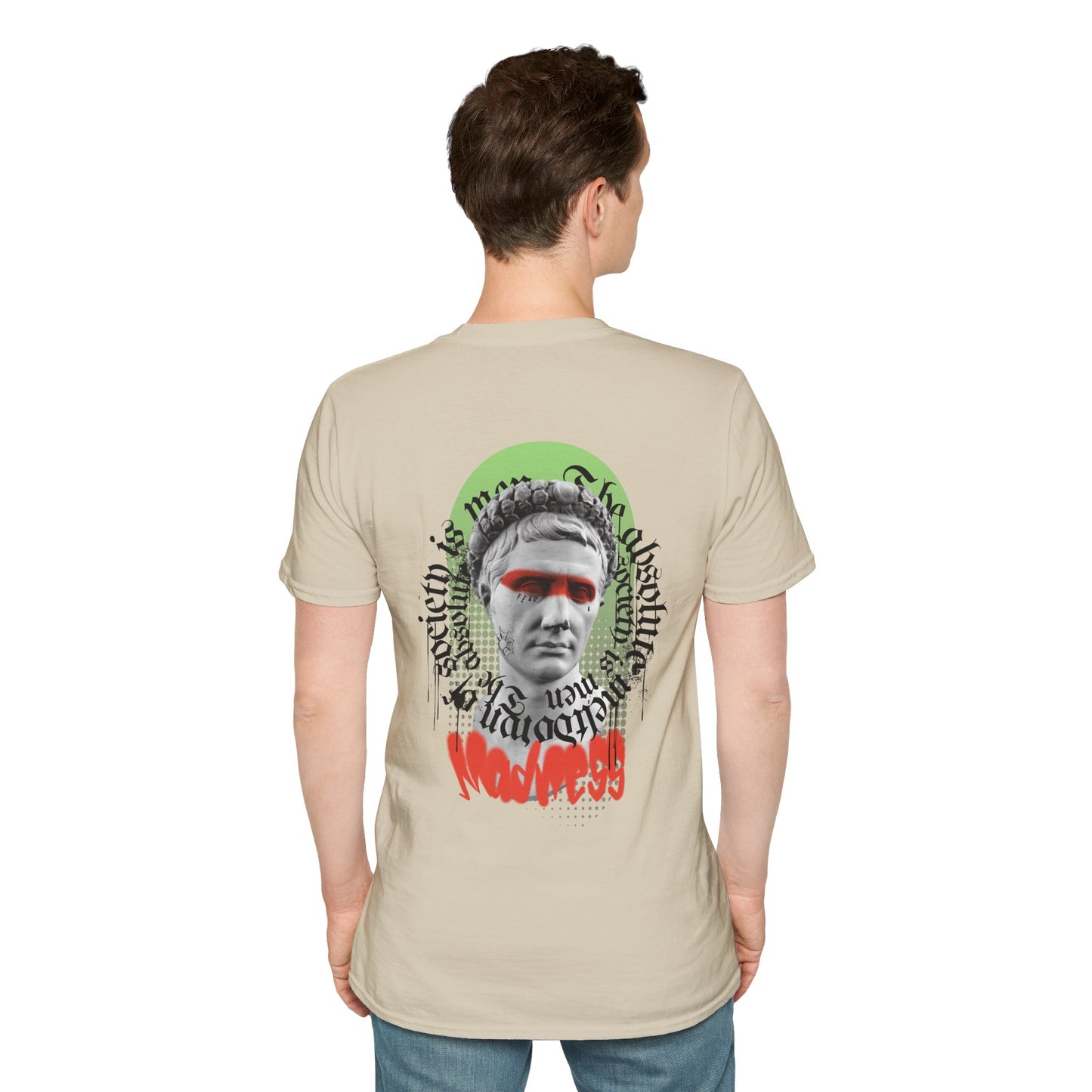 Eternal "Madness" T-Shirt | Greek Sculpture Design | Backbeat Wear