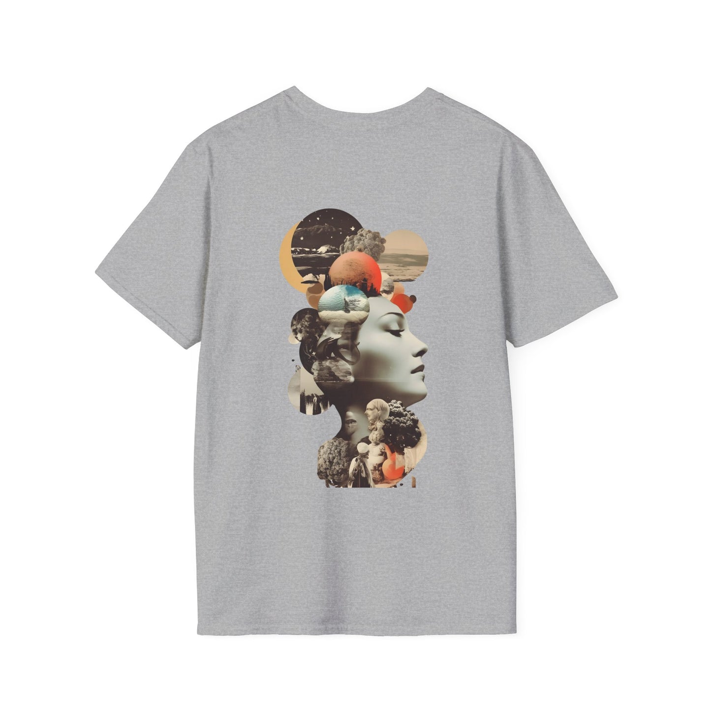 Surreal Femme Collage T-Shirt | Wearable Art | Backbeat Wear