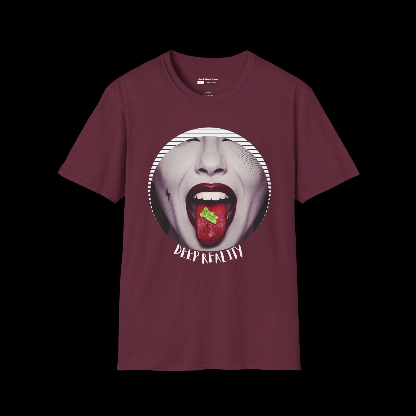 Deep Reality Graphic Tee Front | Urban style | BackBeat Wear
