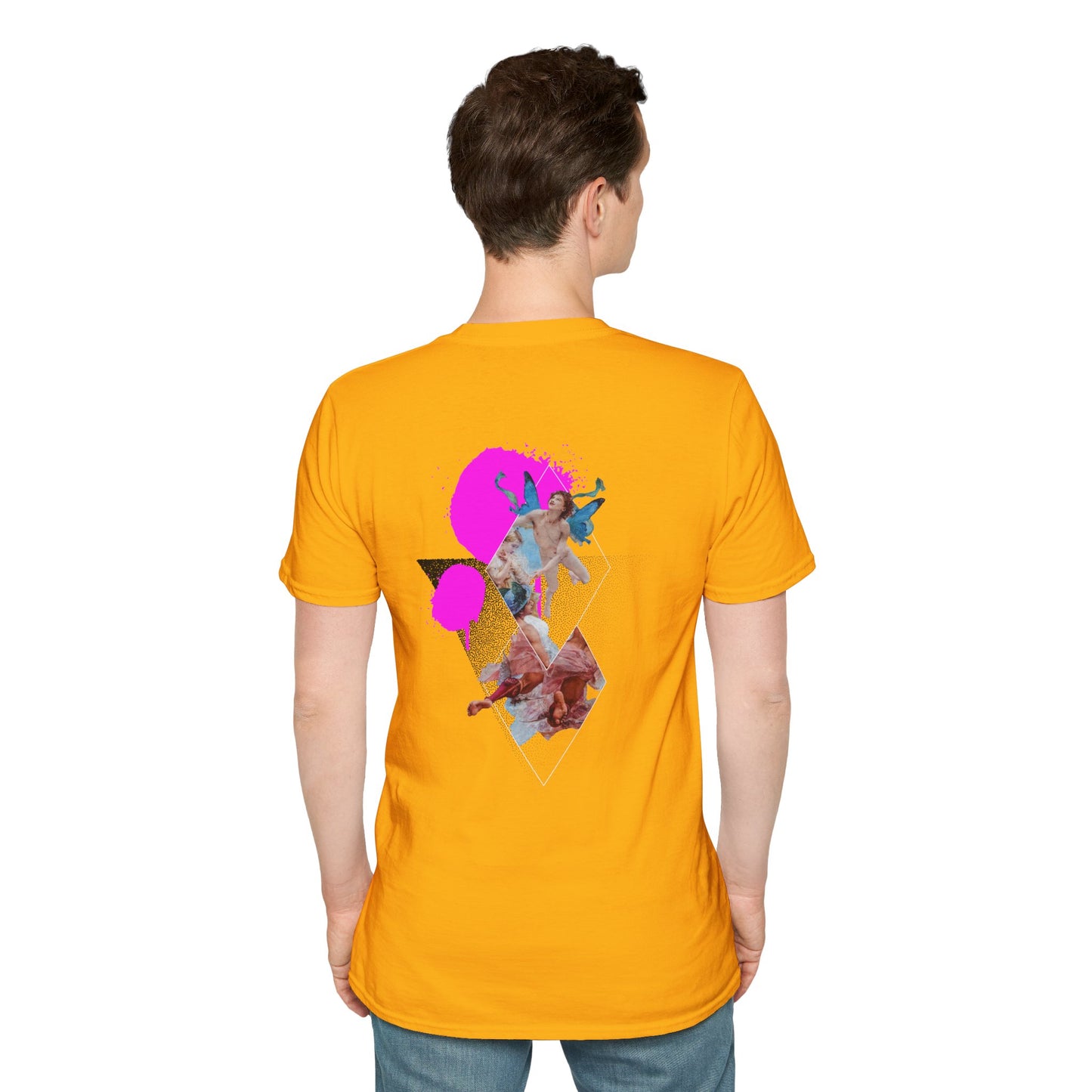 Whimsical Wings: Surreal Butterfly Spray Collage | Artistic Tee | Backbeat Wear