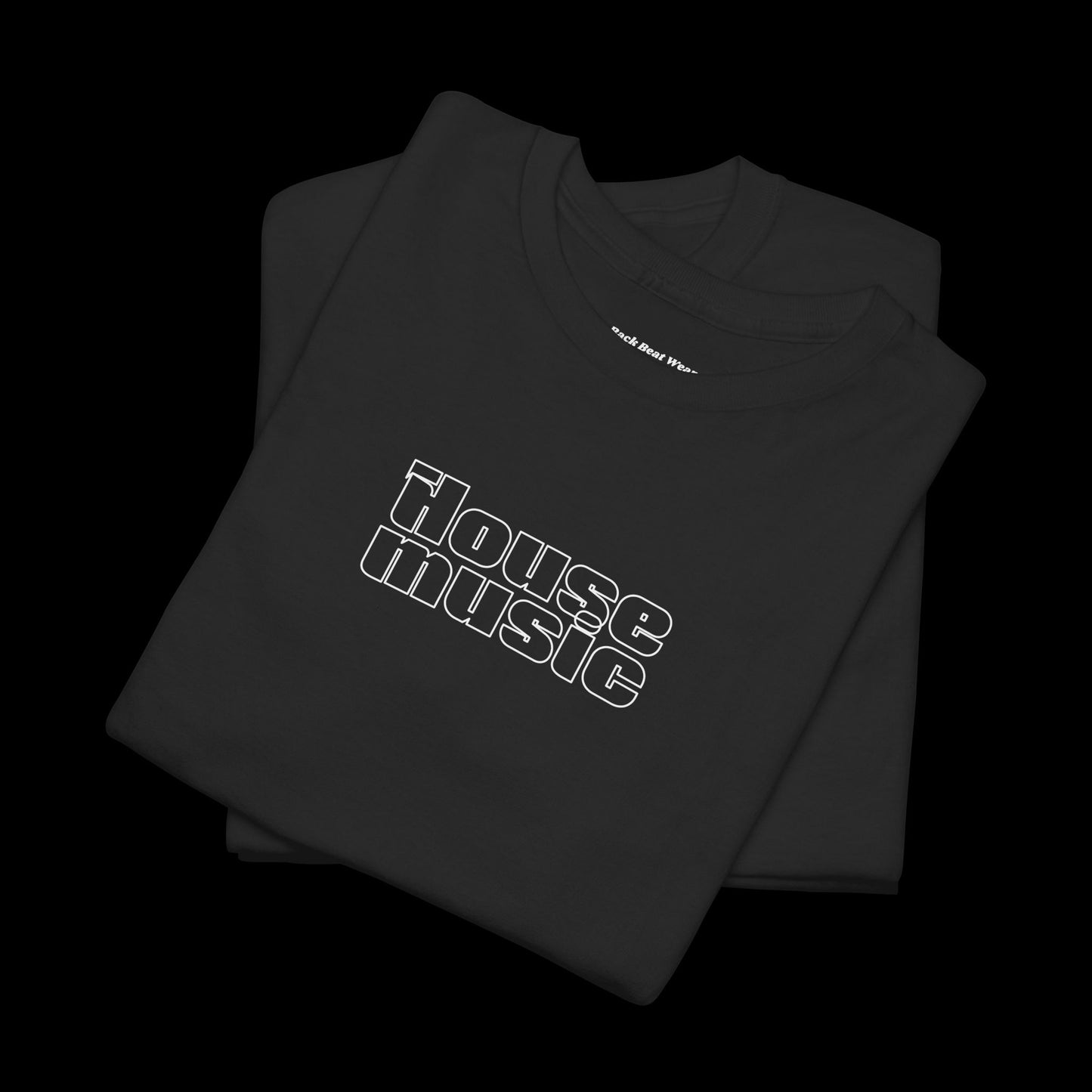 House Music Back Print t-shirt — Retro Pattern Graphic