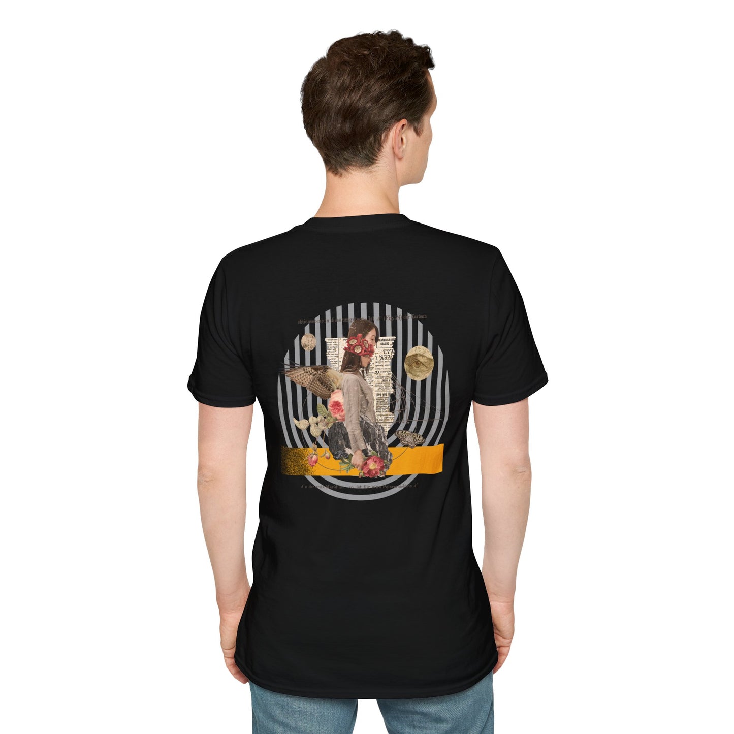 Surreal Woman Collage T-Shirt | Vintage Art | Backbeat Wear