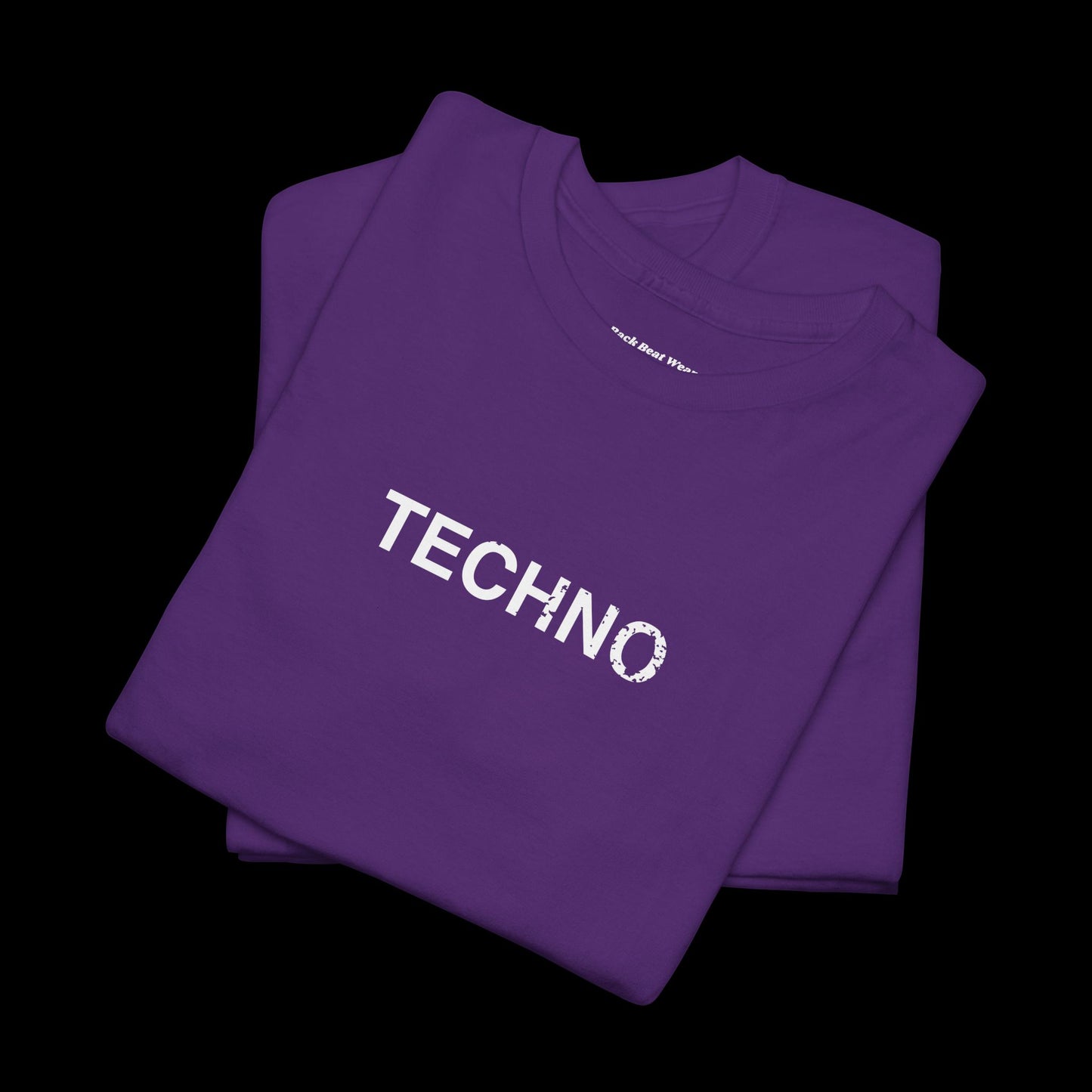 Techno Is Life Back Print t-shirt — Oversized Type Graphic