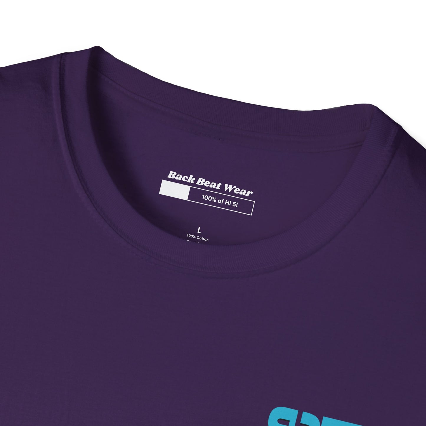 Purple t-shirt with bold 'Make Love' graphic design in vibrant colors, modern streetwear fashion.