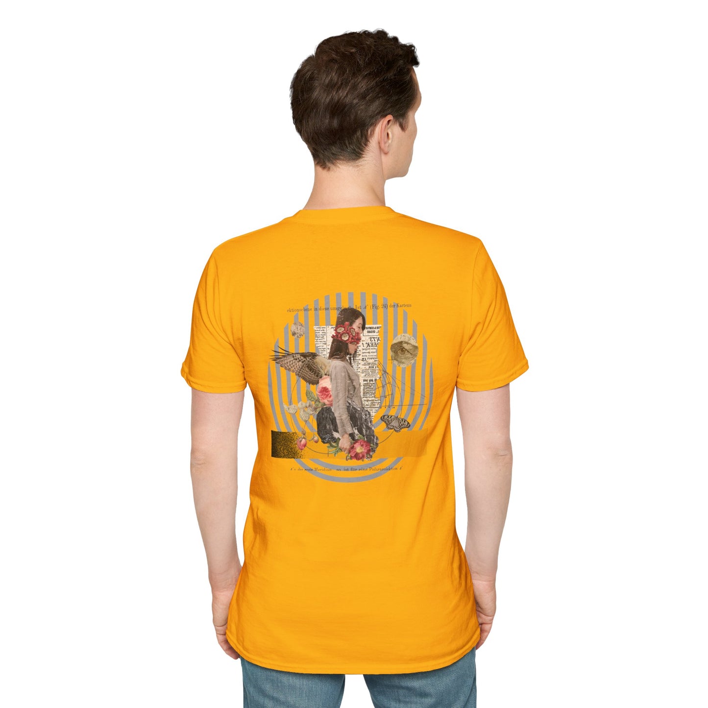 Surreal Woman Collage T-Shirt | Vintage Art | Backbeat Wear