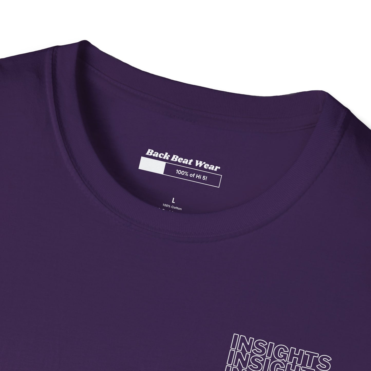 Unique "INSIGHTS" Wordplay T-Shirt | Minimalist Design | Backbeat Wear