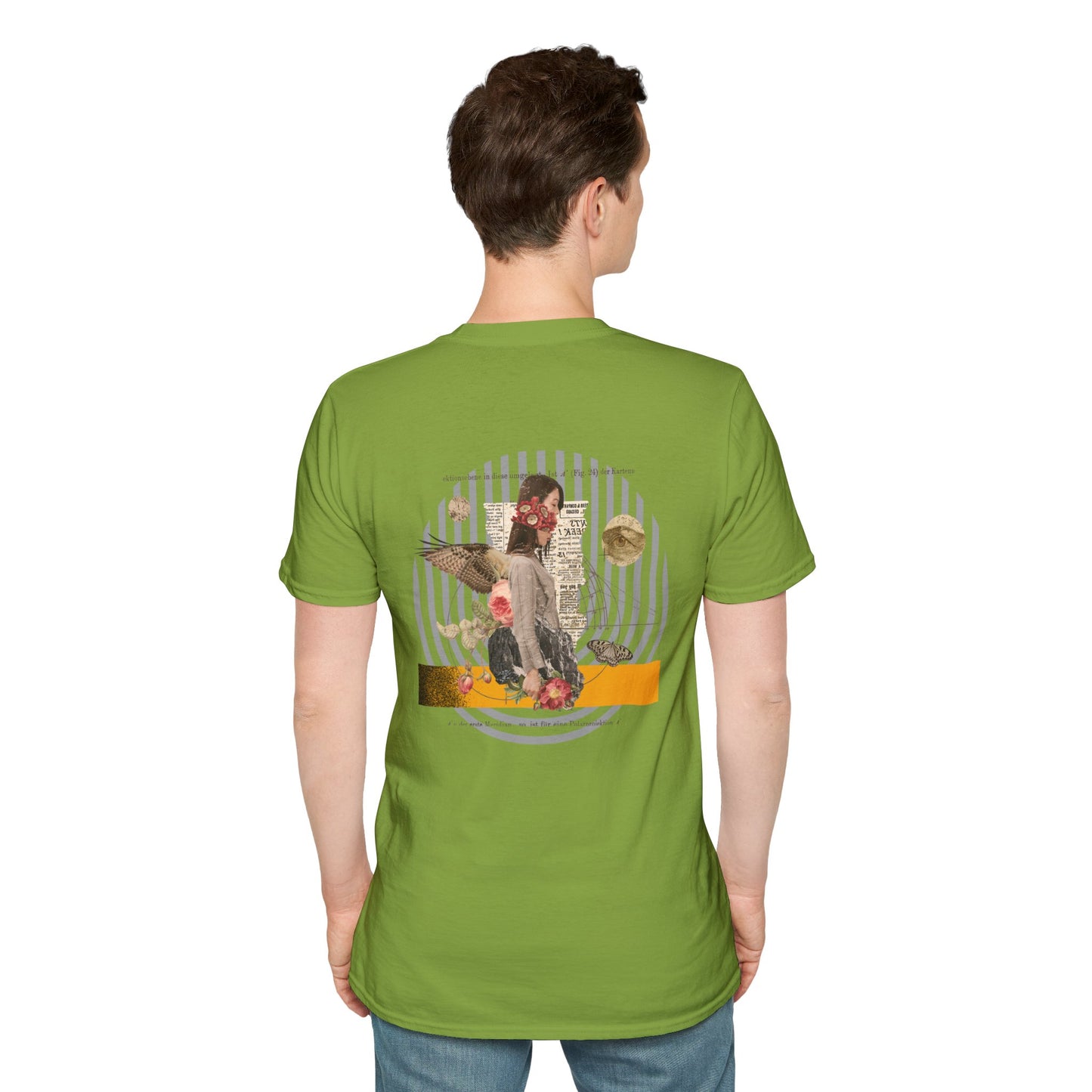 Surreal Woman Collage T-Shirt | Vintage Art | Backbeat Wear